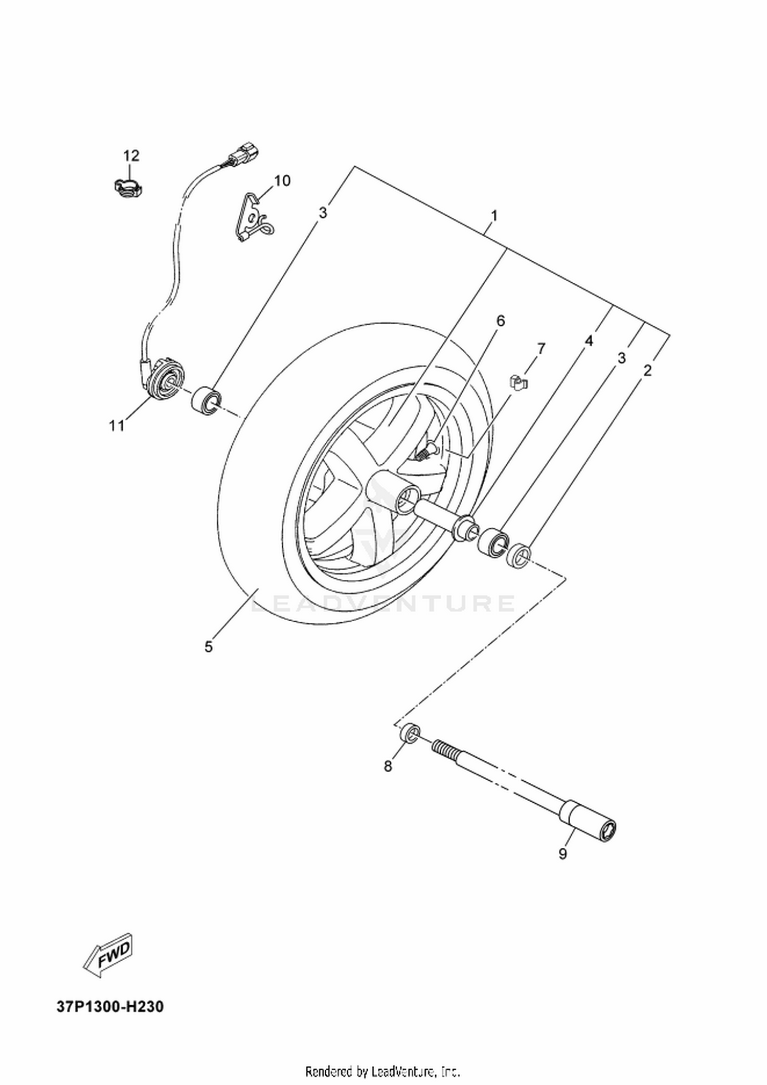 23 FRONT WHEEL