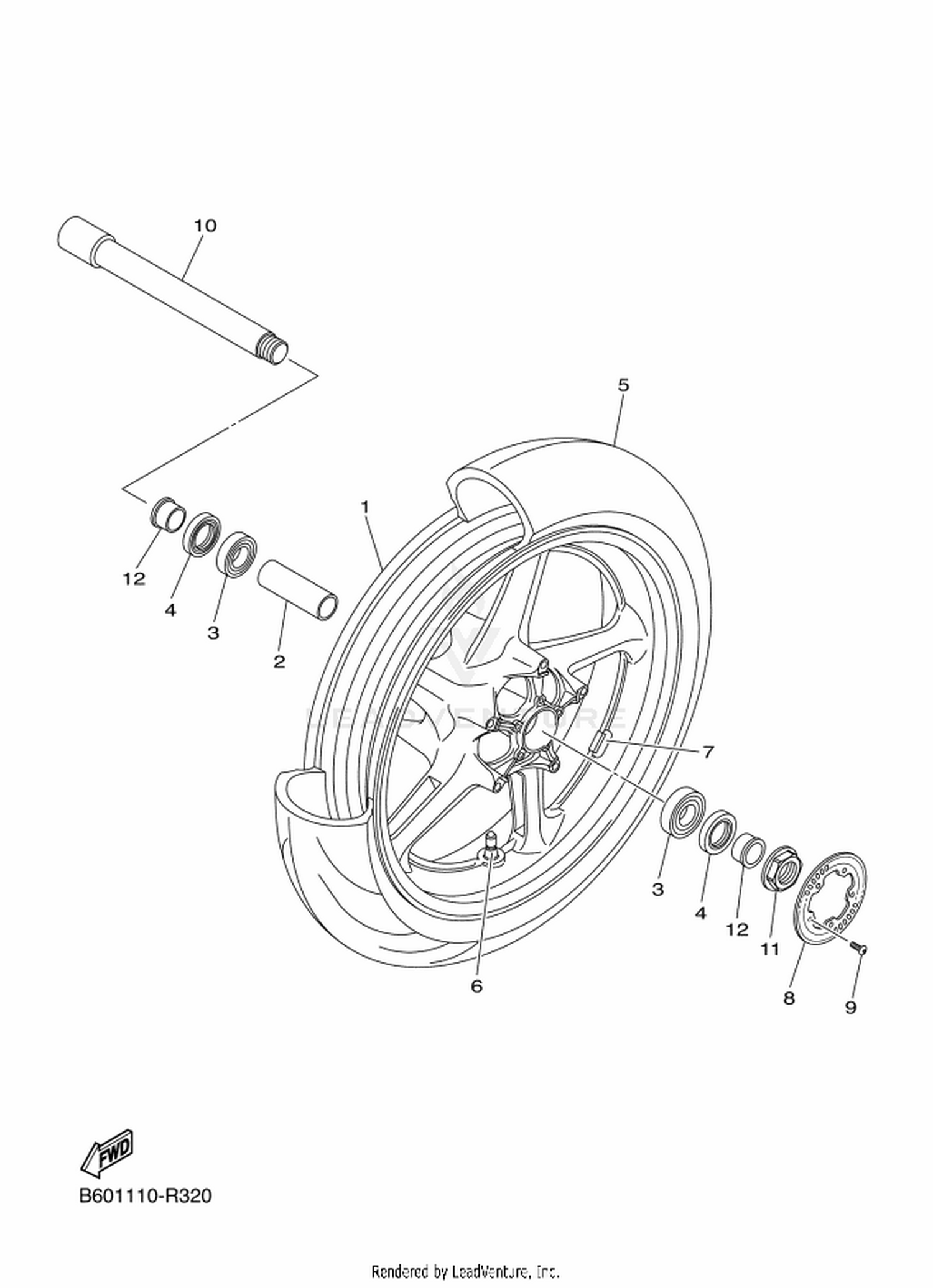 32 FRONT WHEEL