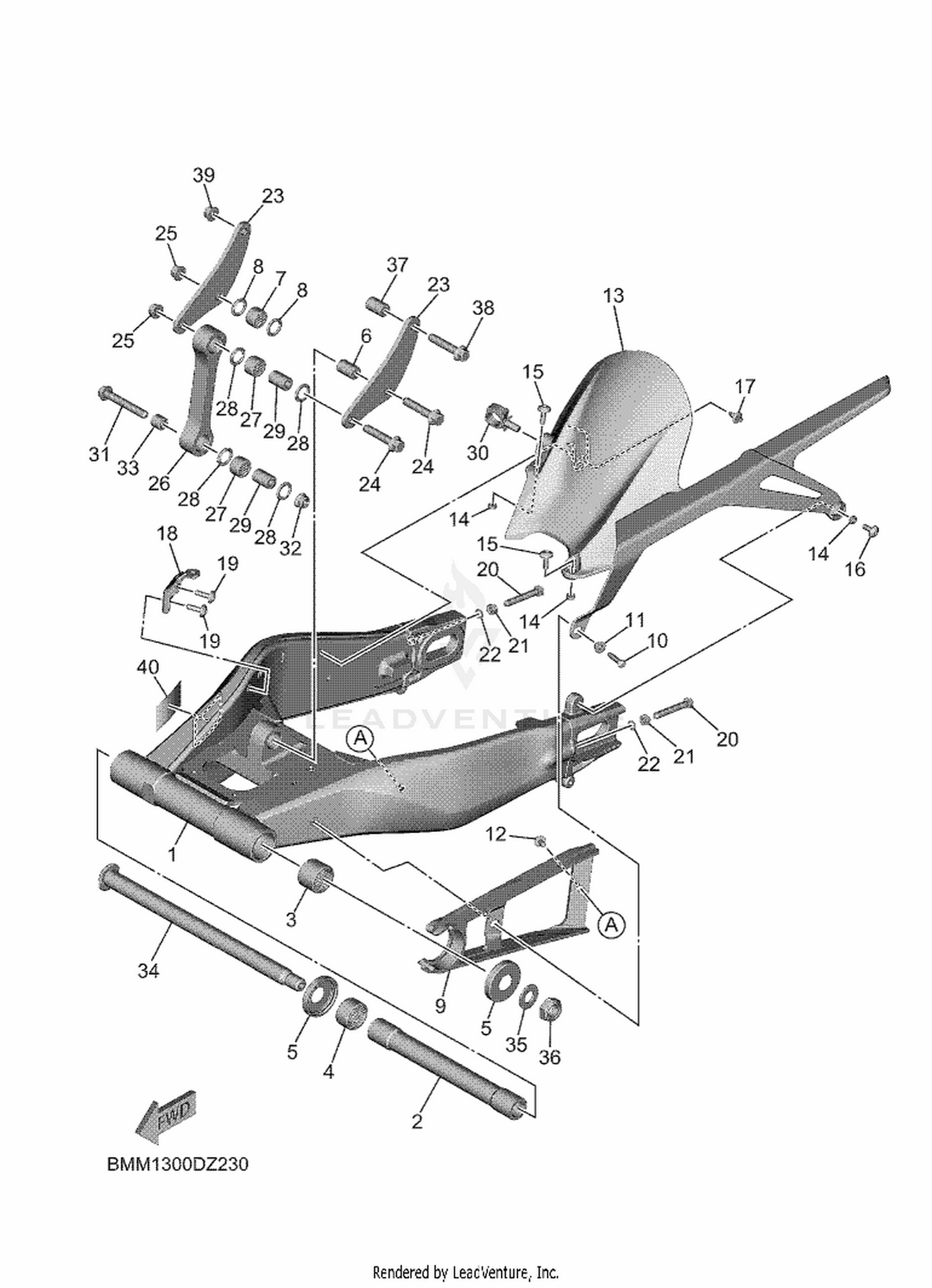 23 REAR ARM