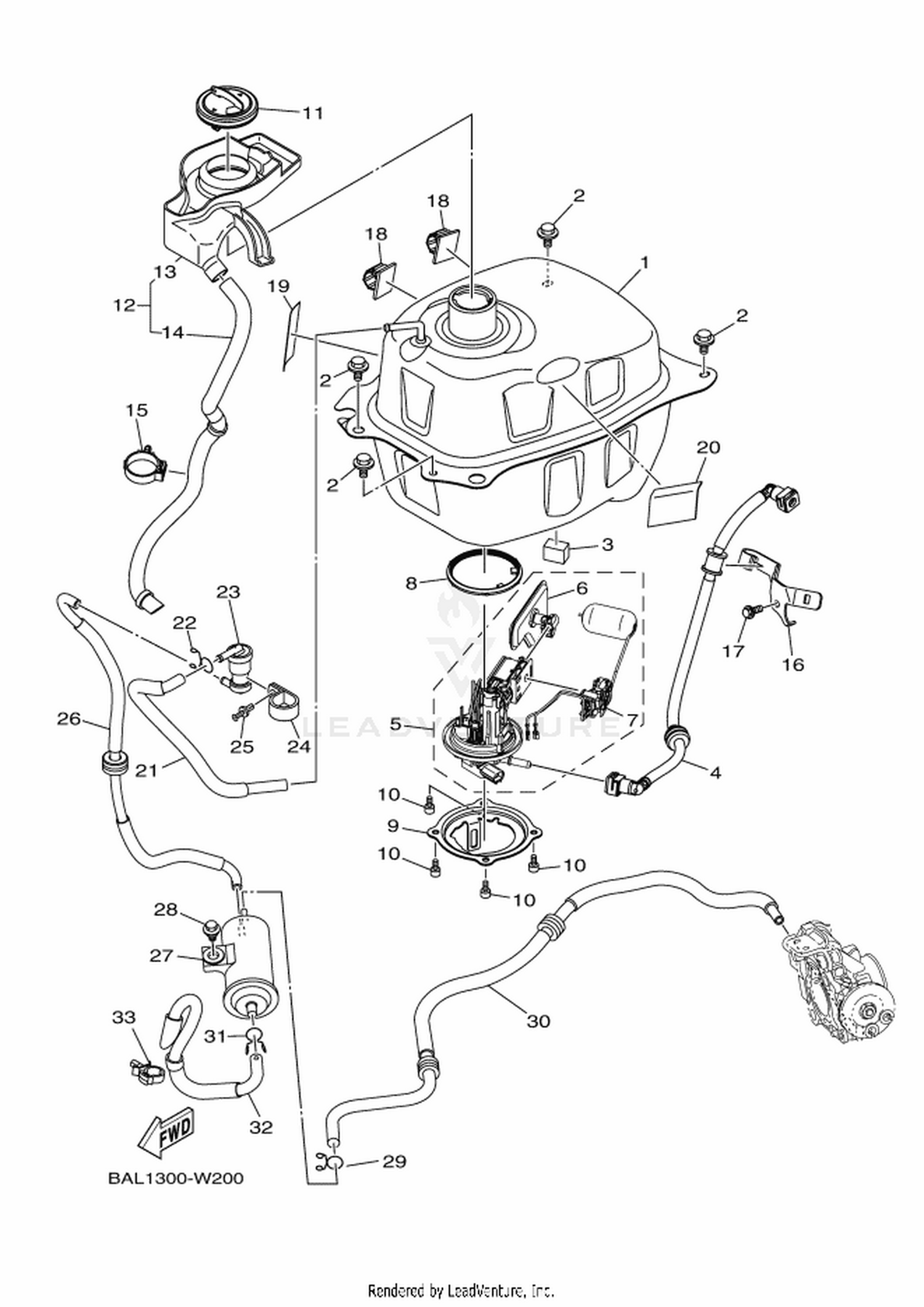 20 FUEL TANK