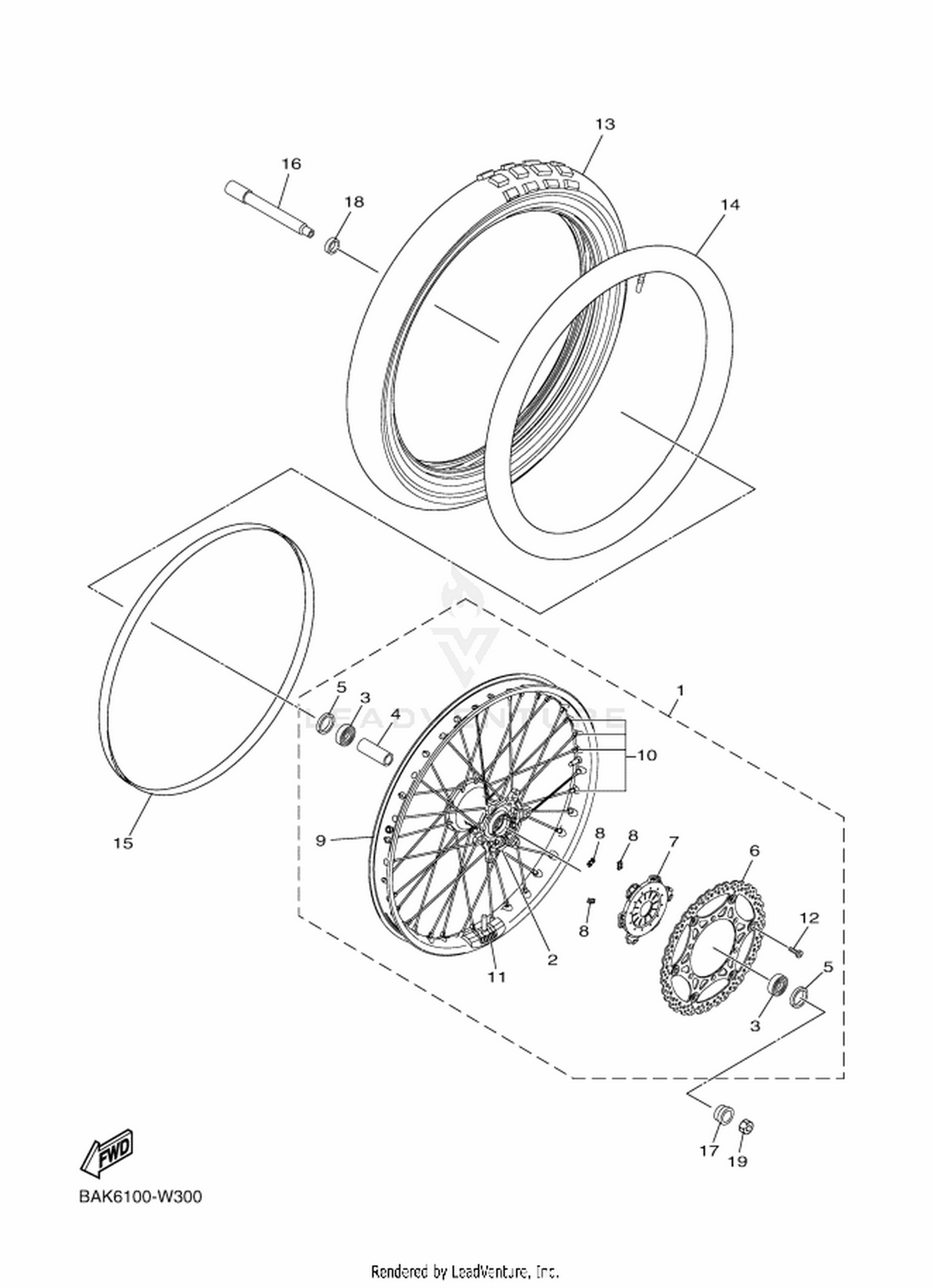 30 FRONT WHEEL