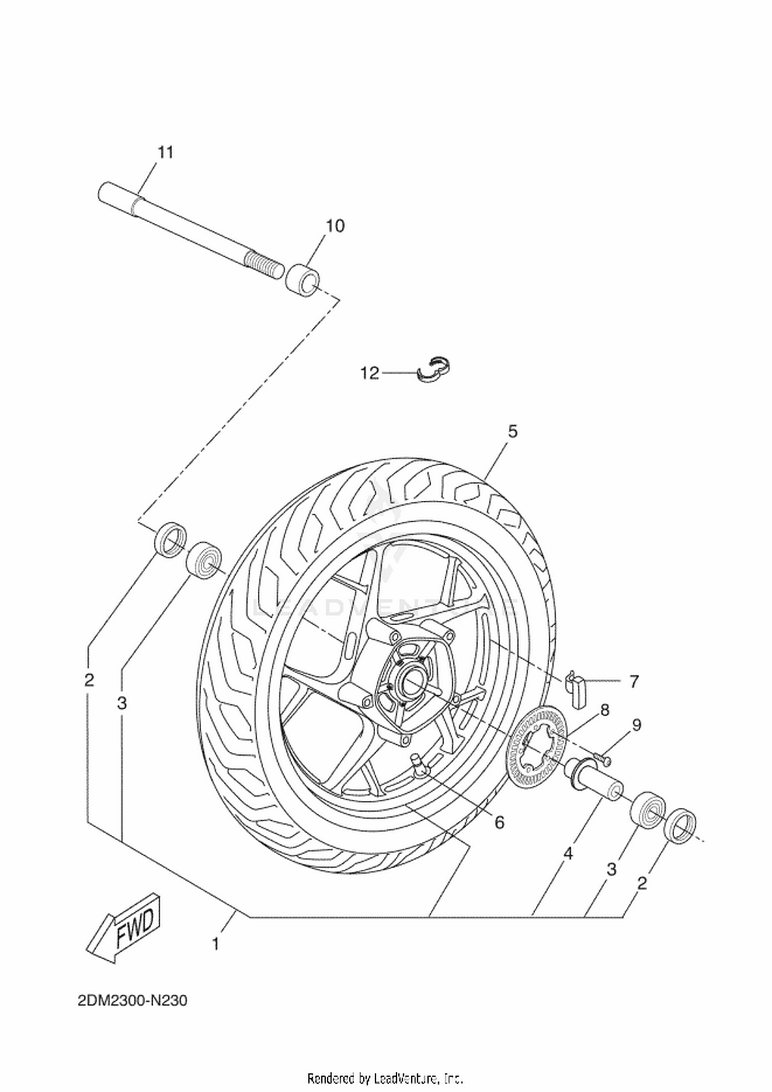 23 FRONT WHEEL
