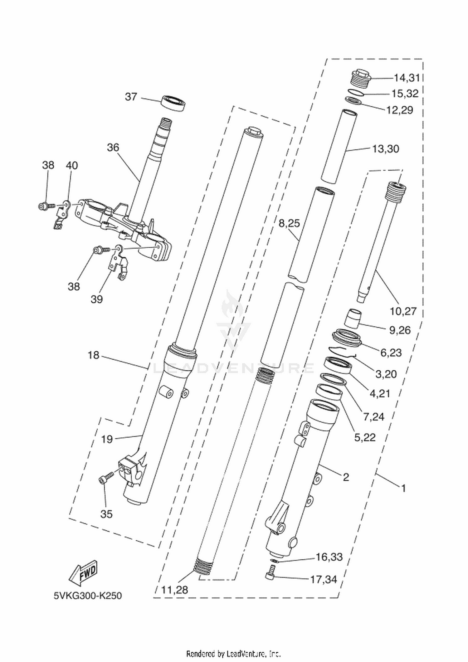 25 FRONT FORK