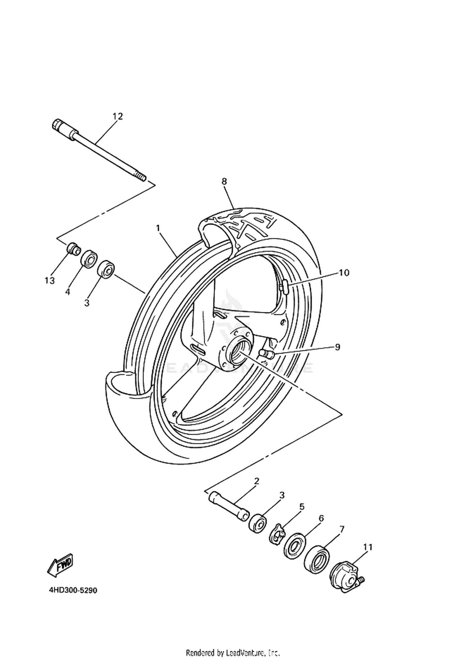 29 FRONT WHEEL