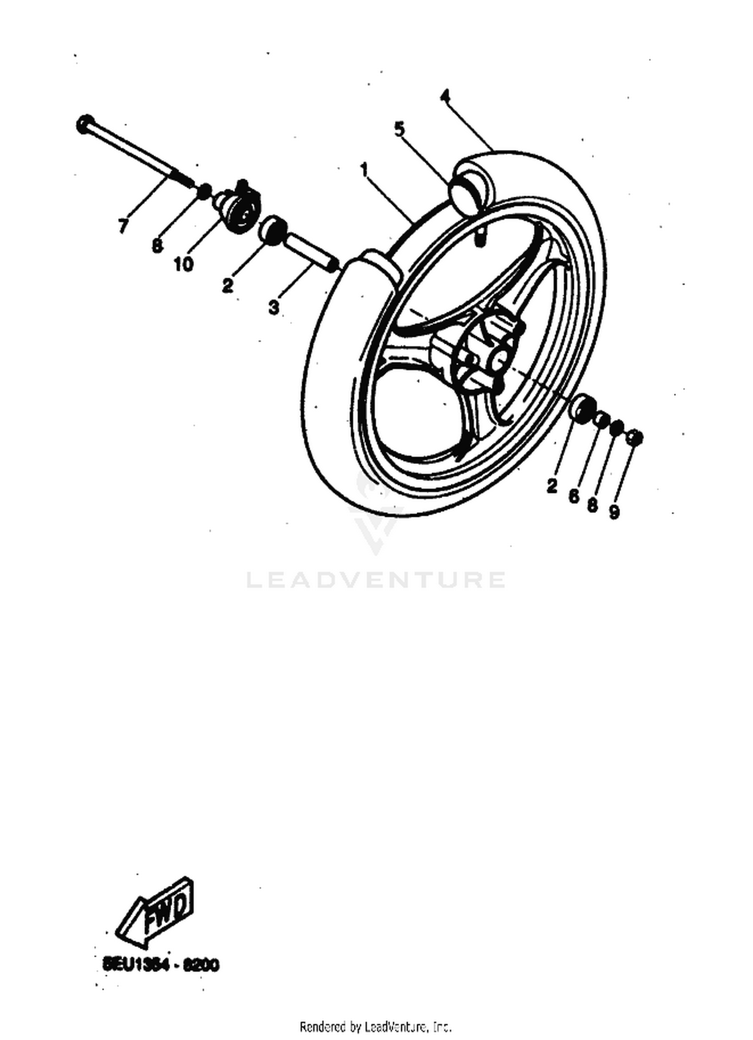 20 FRONT WHEEL