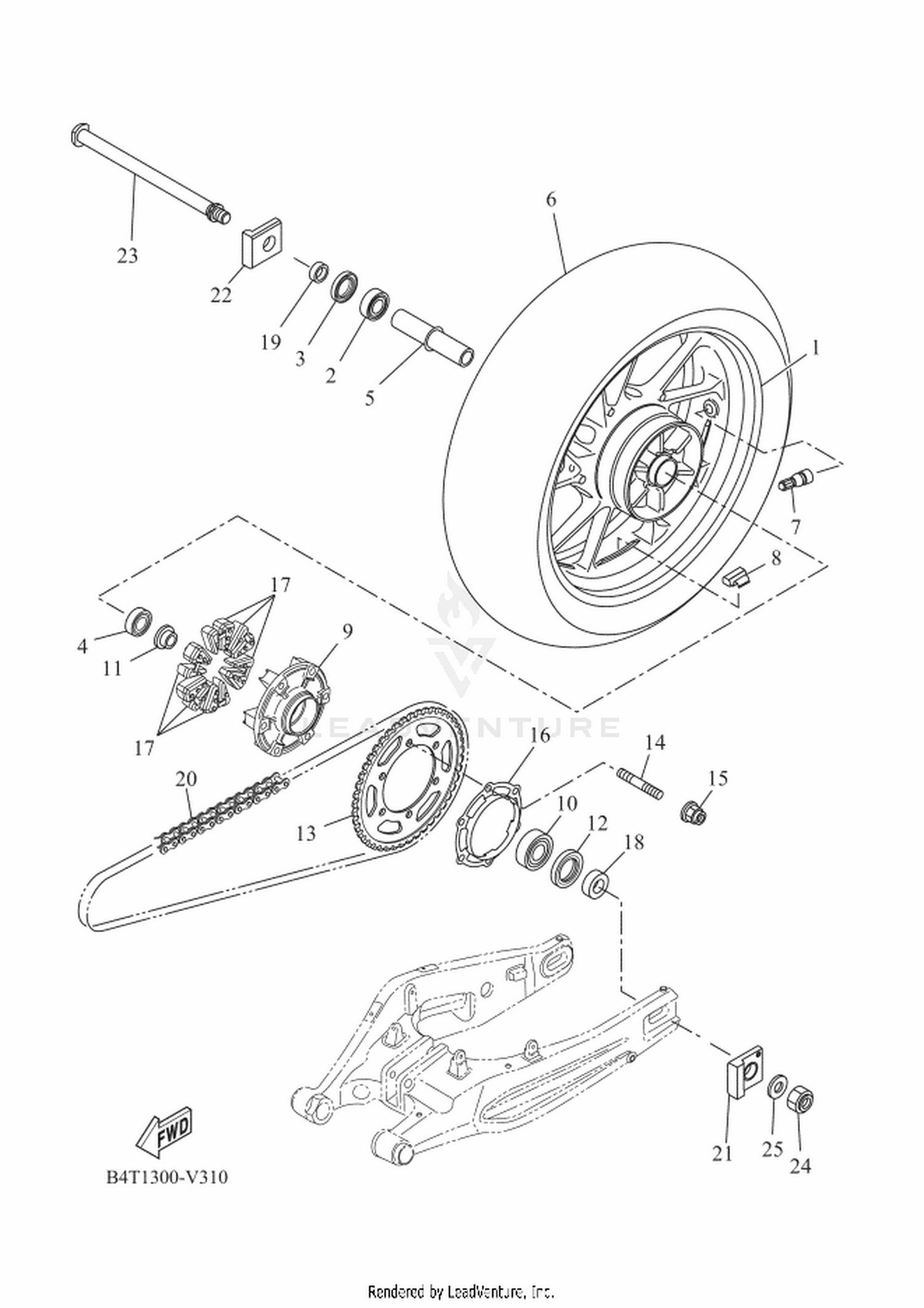 31 REAR WHEEL