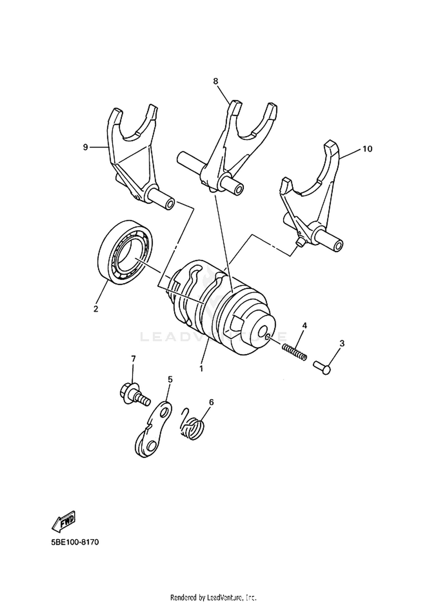 19 SHIFT CAM  FORK