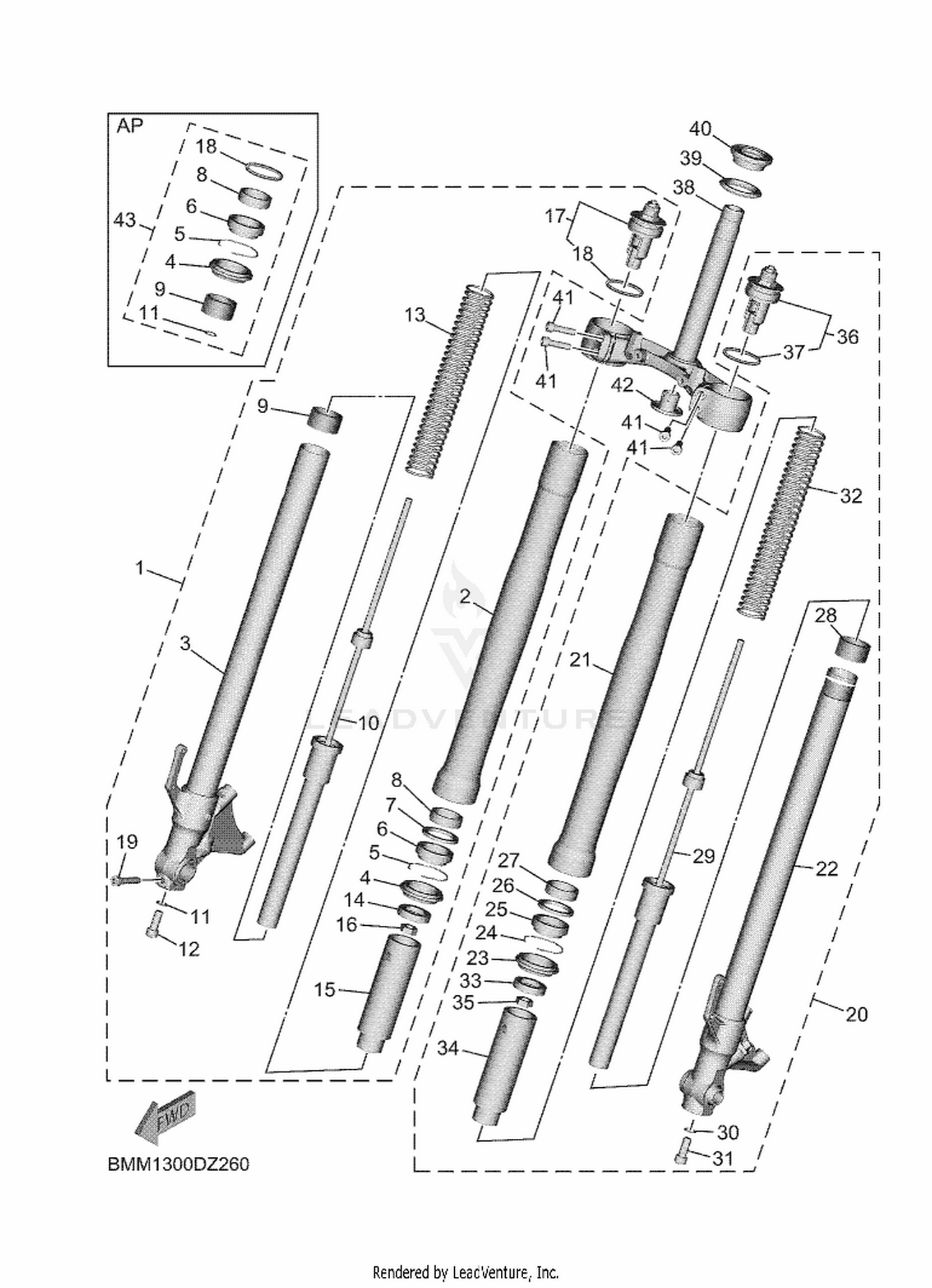 26 FRONT FORK