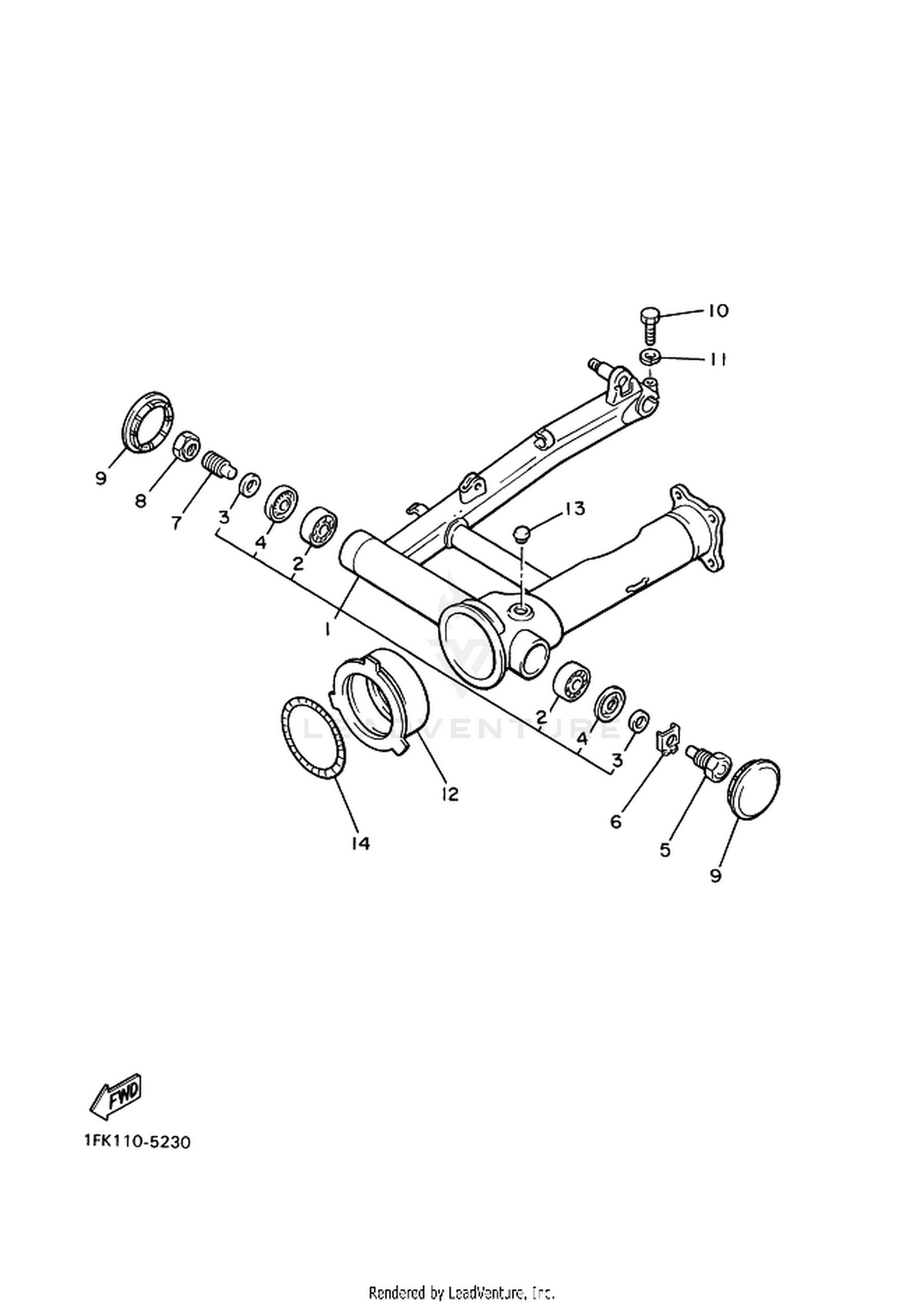23 REAR ARM