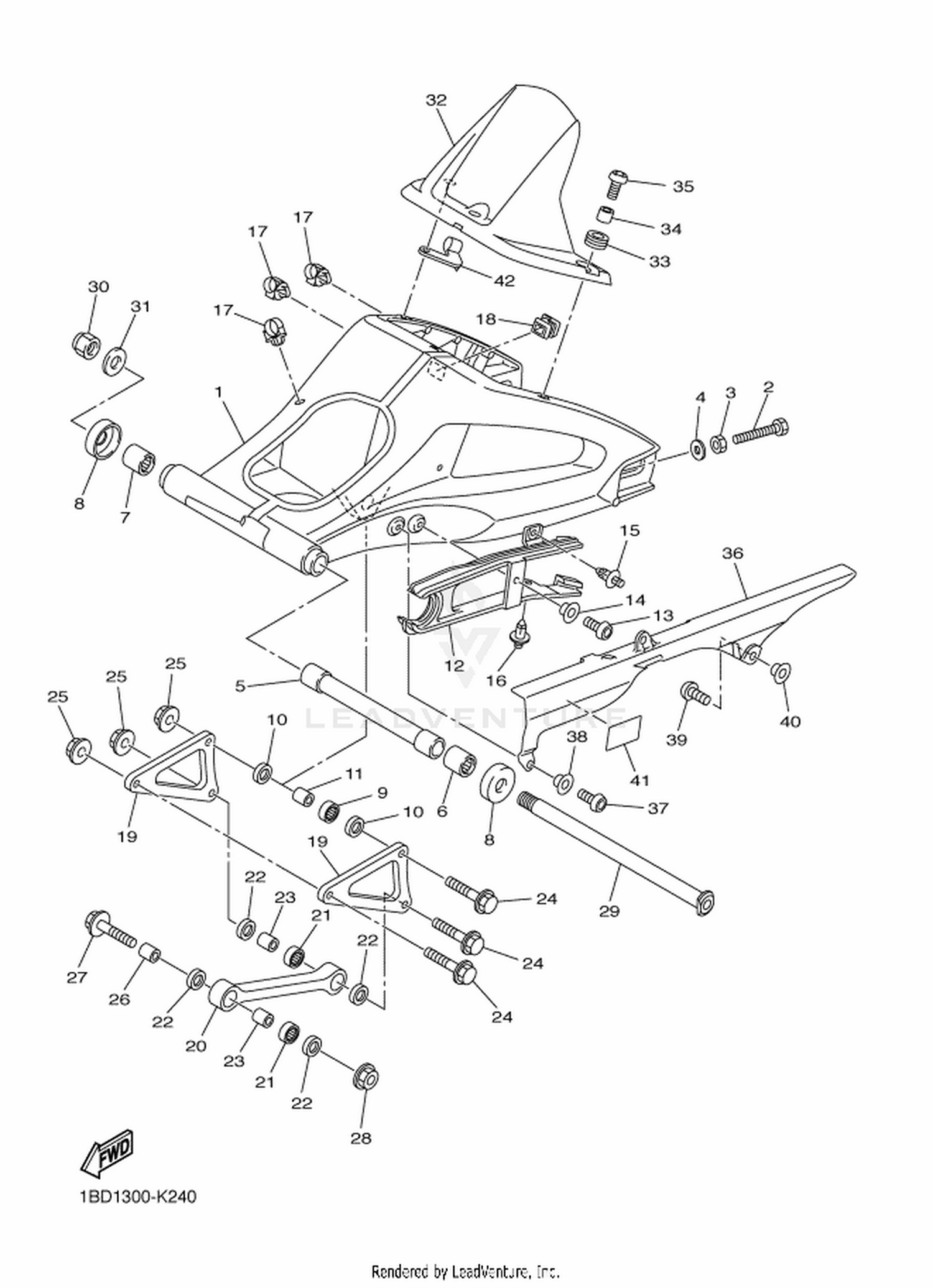24 REAR ARM