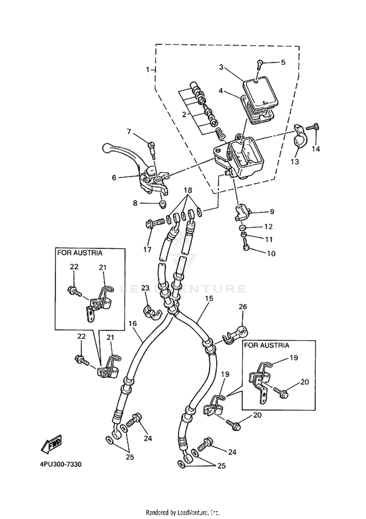 33 FRONT MASTER CYLINDER
