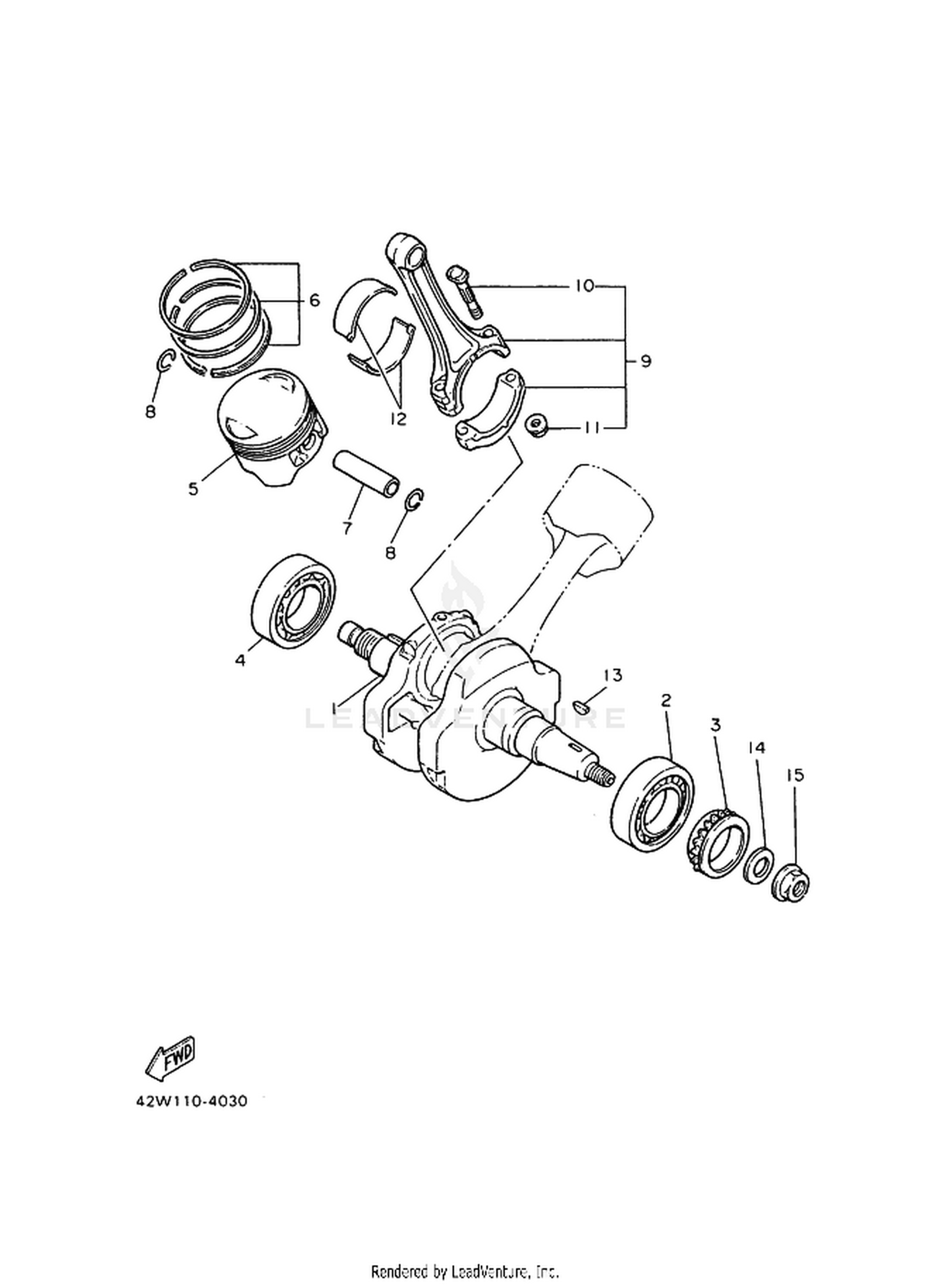 03 CRANKSHAFT  PISTON