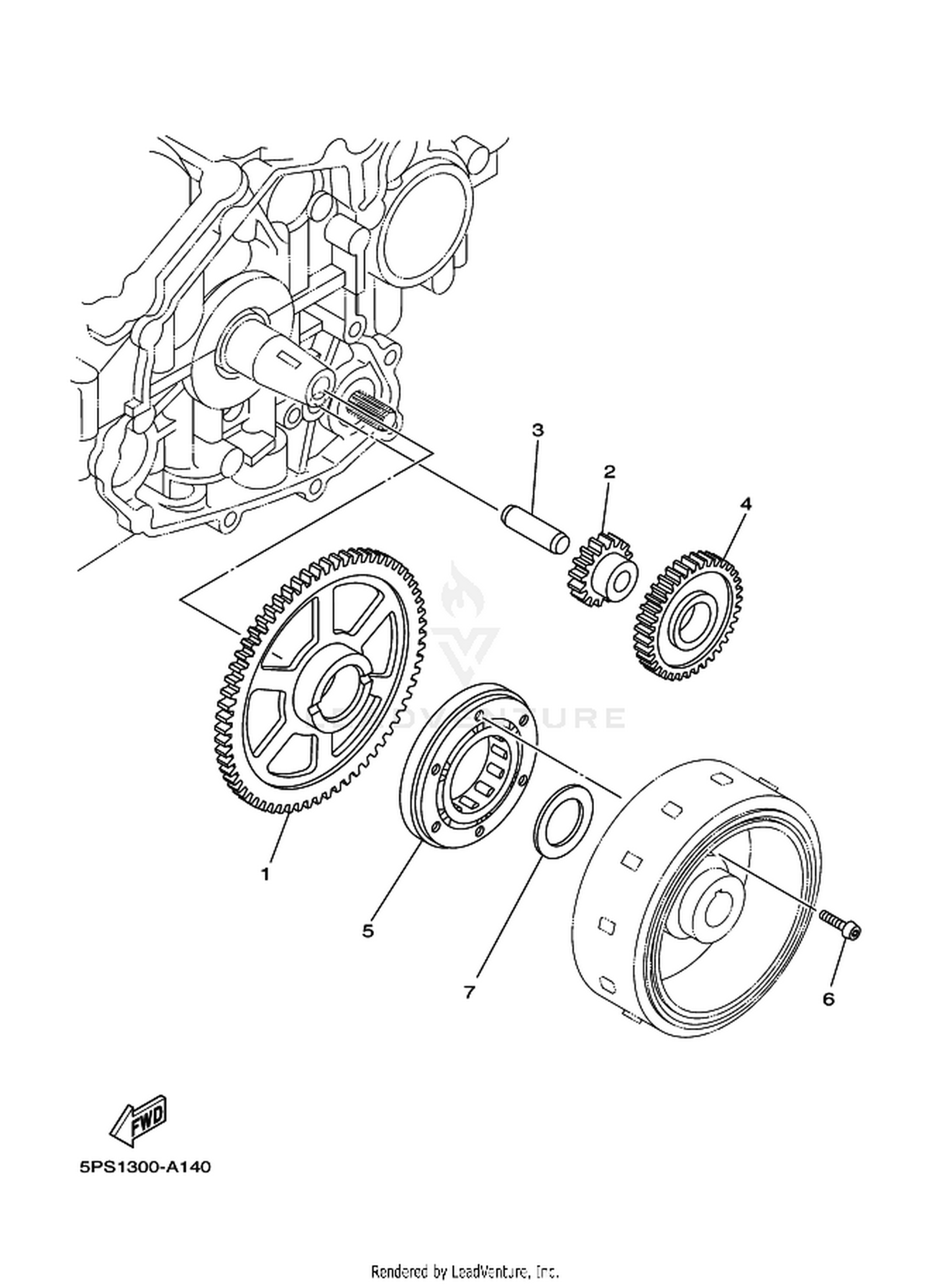 14 STARTER CLUTCH