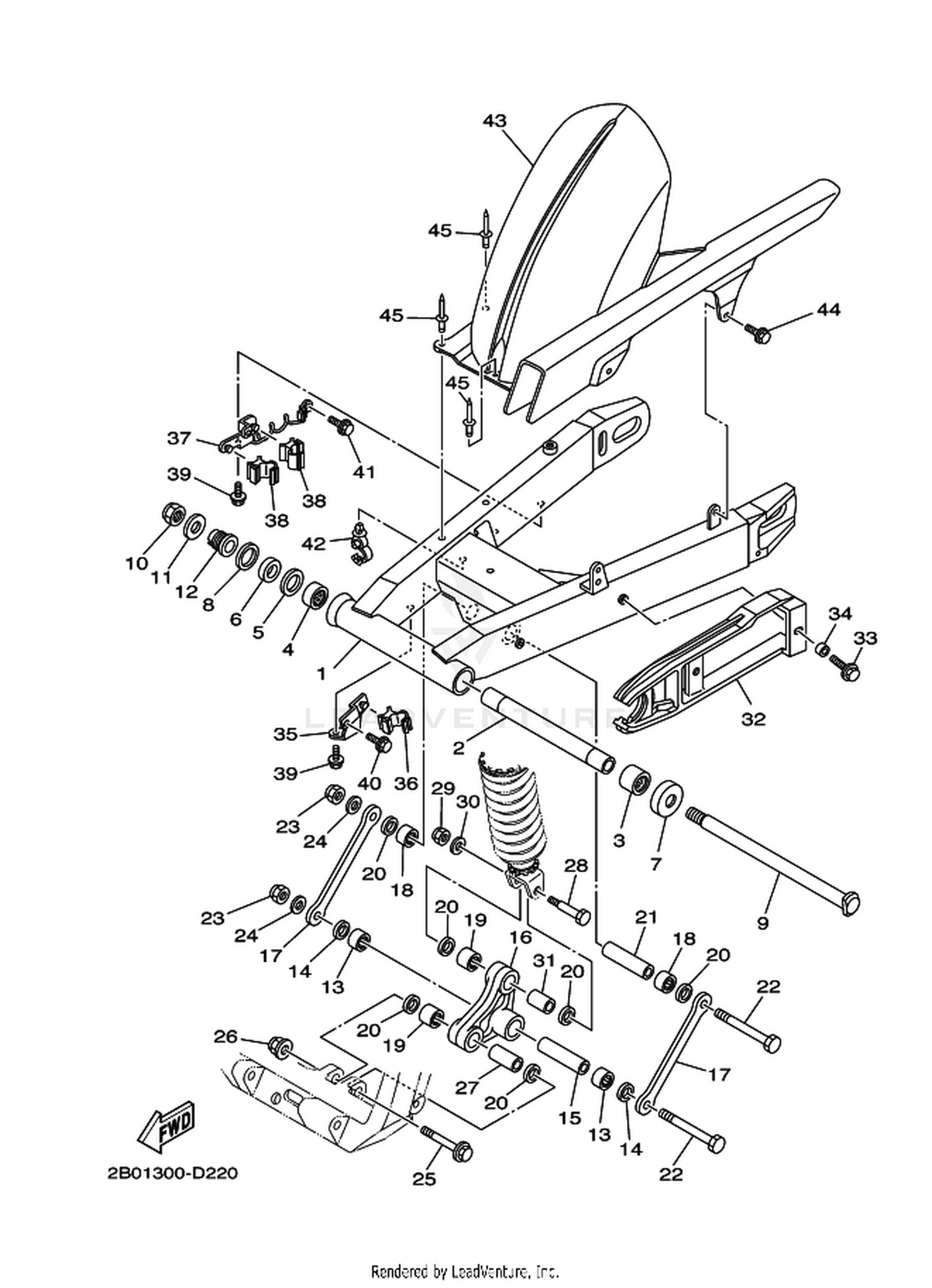 22 REAR ARM