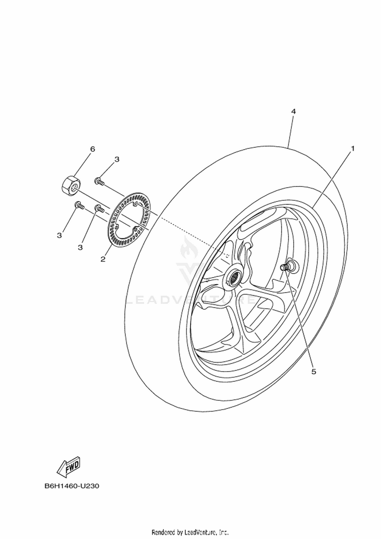 24 REAR WHEEL