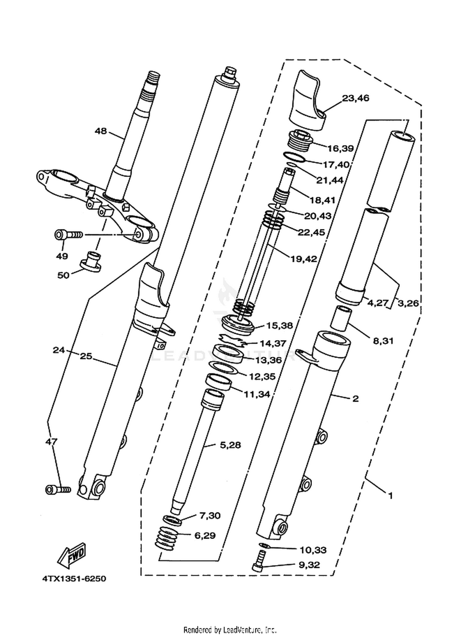 25 FRONT FORK