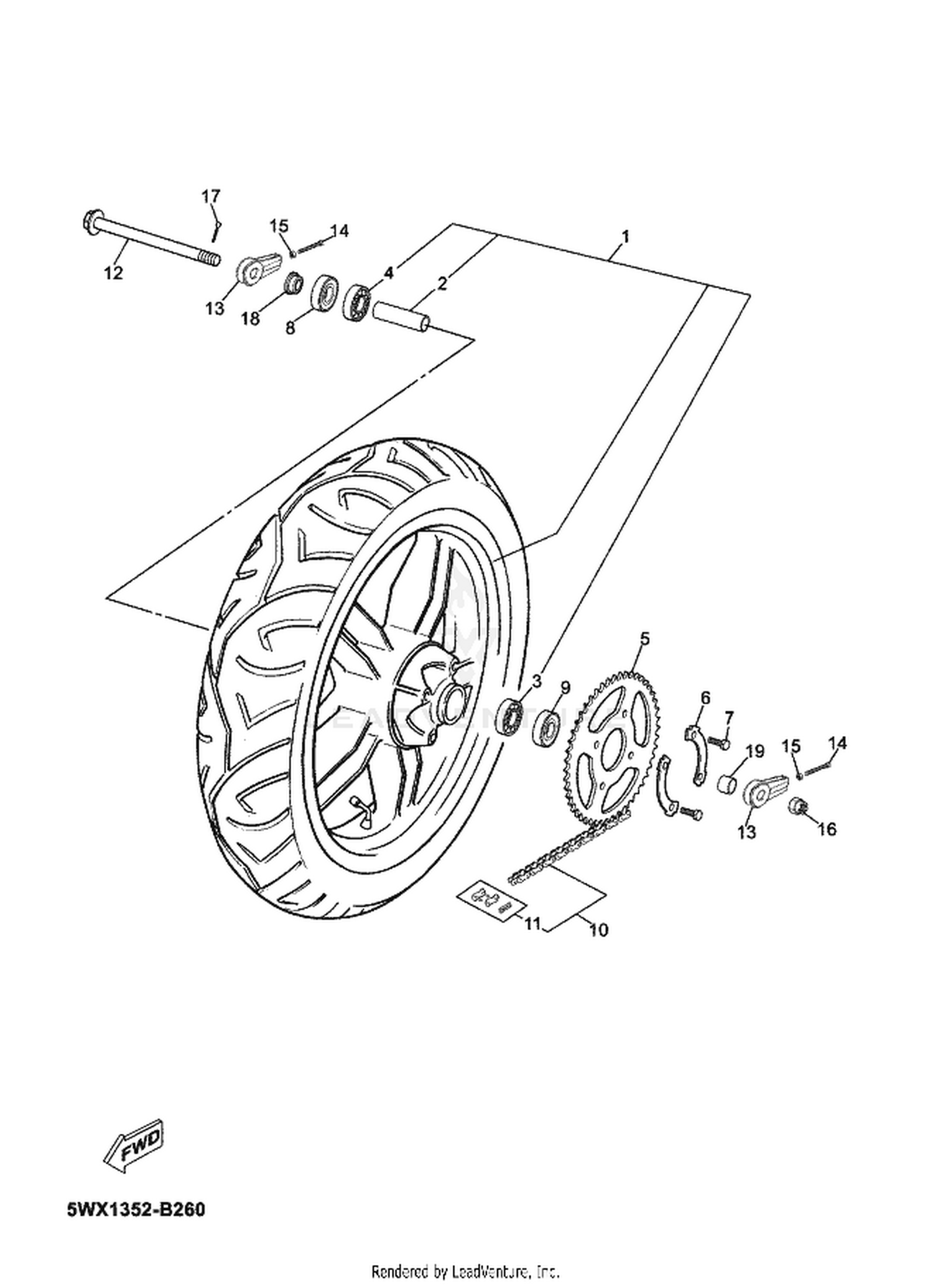26 REAR WHEEL