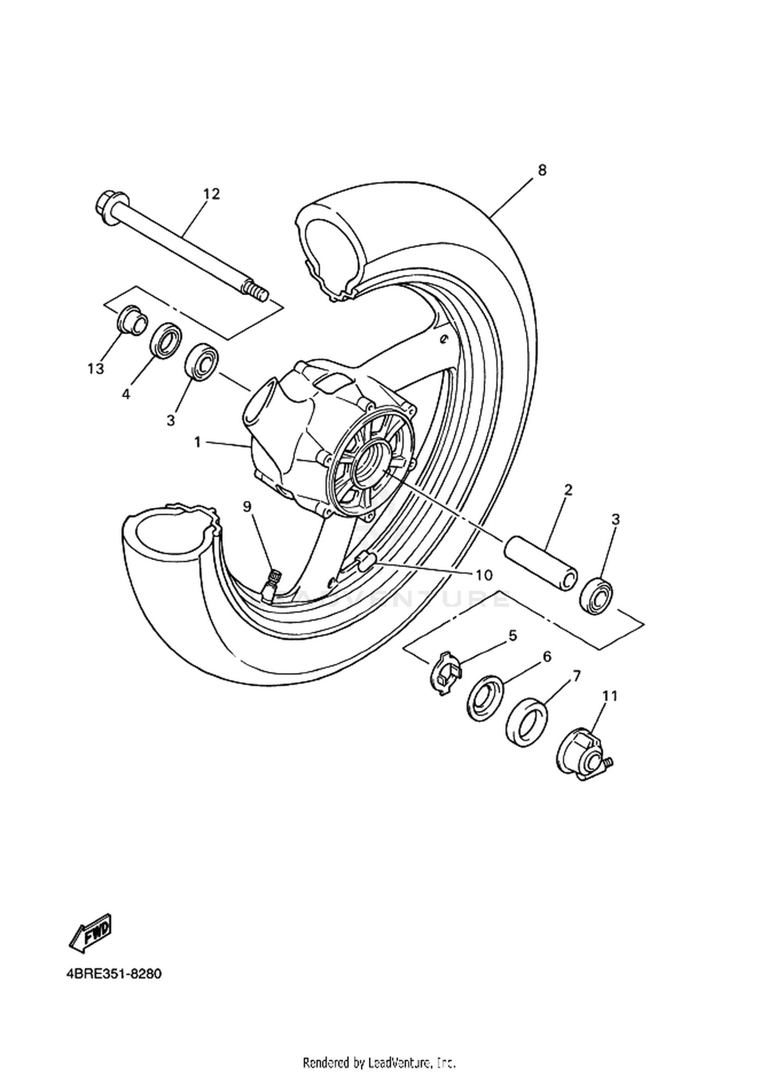 28 FRONT WHEEL