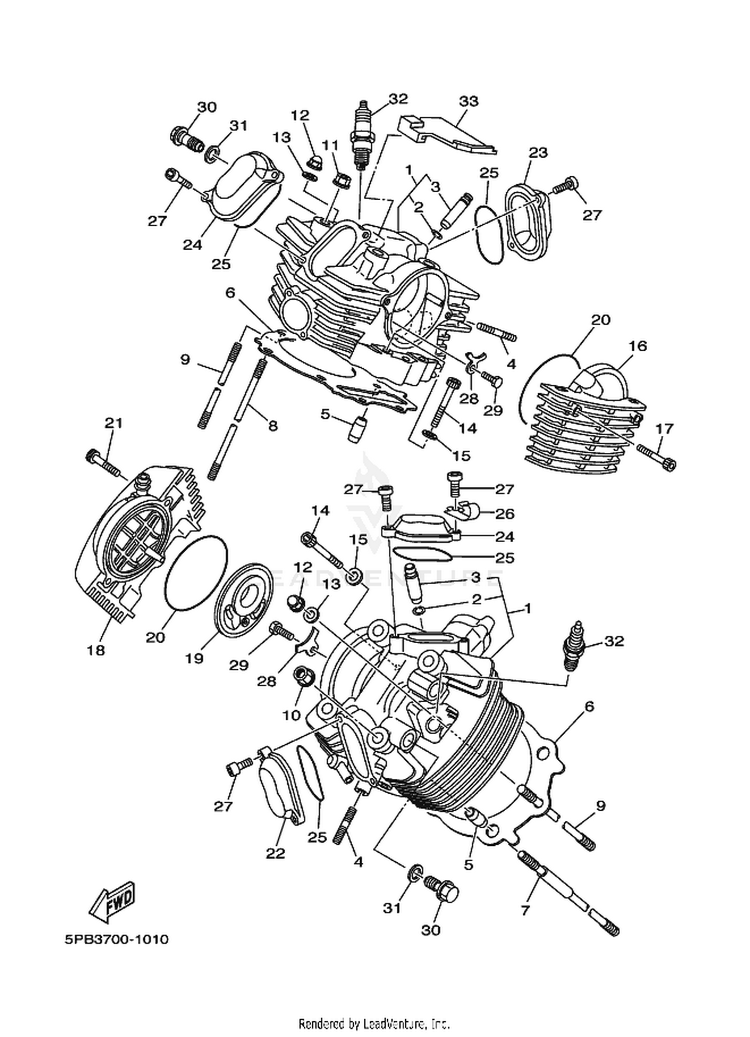 01 CYLINDER HEAD