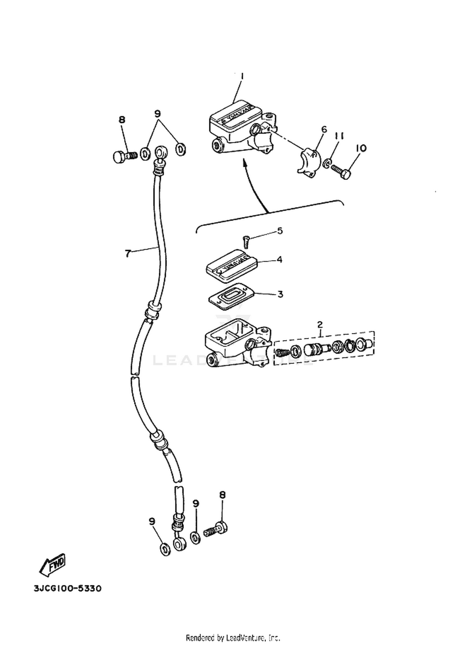 33 FRONT MASTER CYLINDER