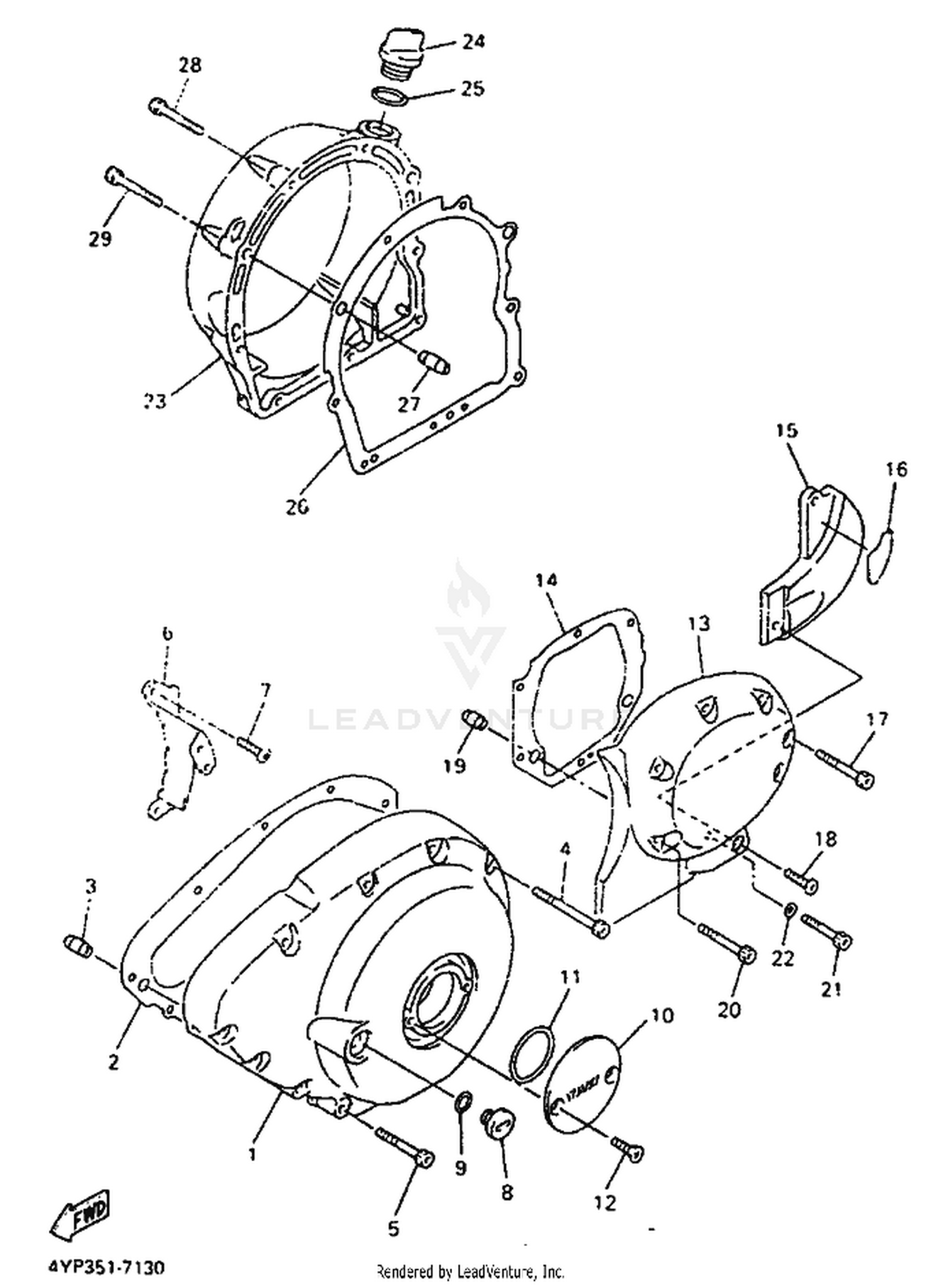 13 CRANKCASE COVER 1