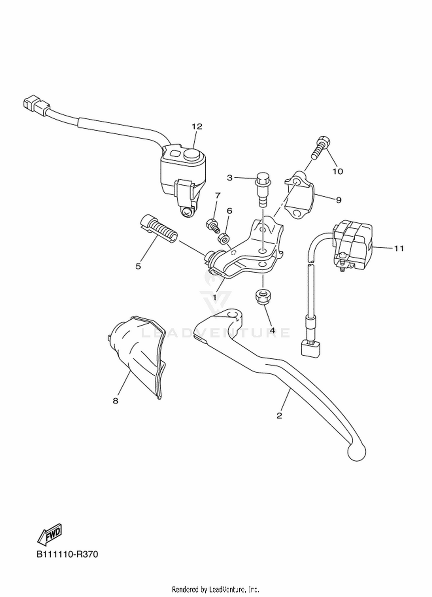 38 HANDLE SWITCH  LEVER