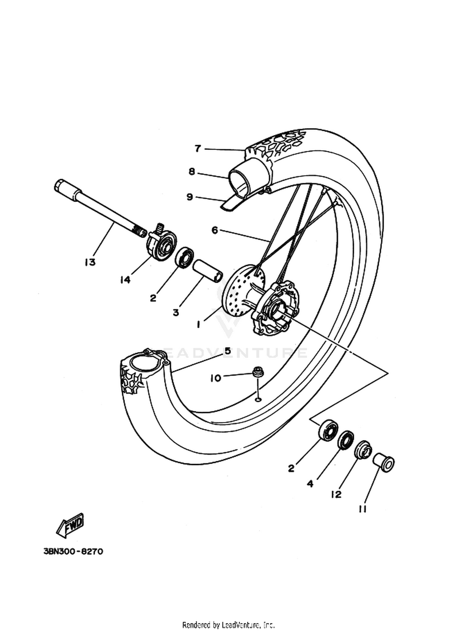 27 FRONT WHEEL
