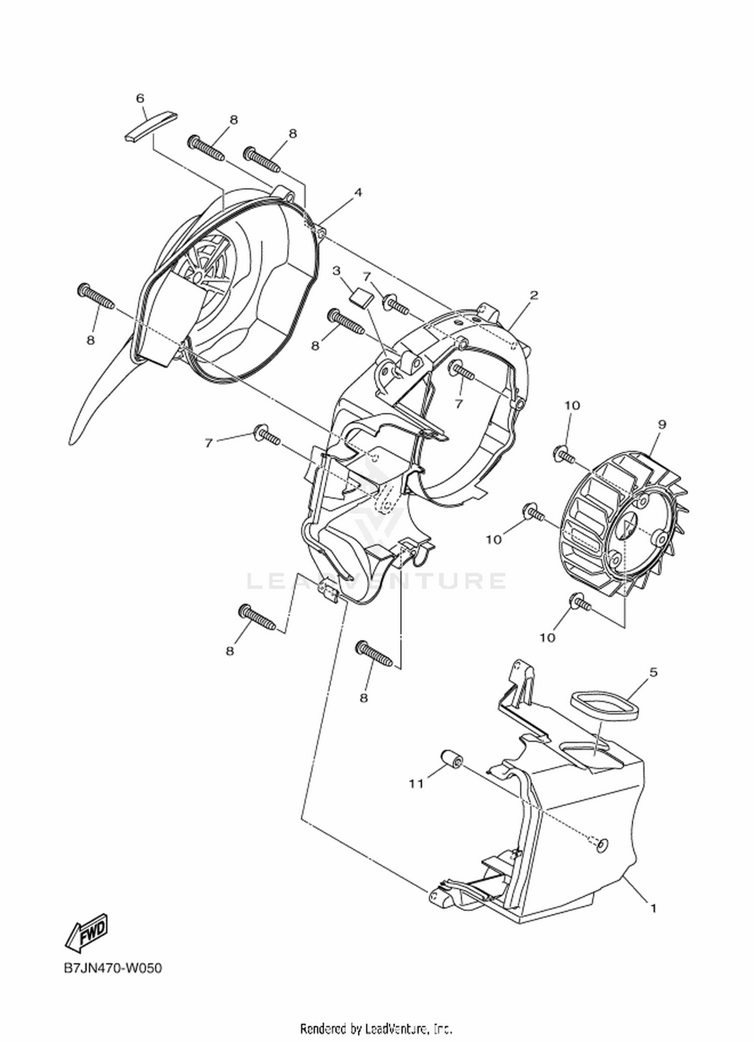 05 AIR SHROUD & FAN