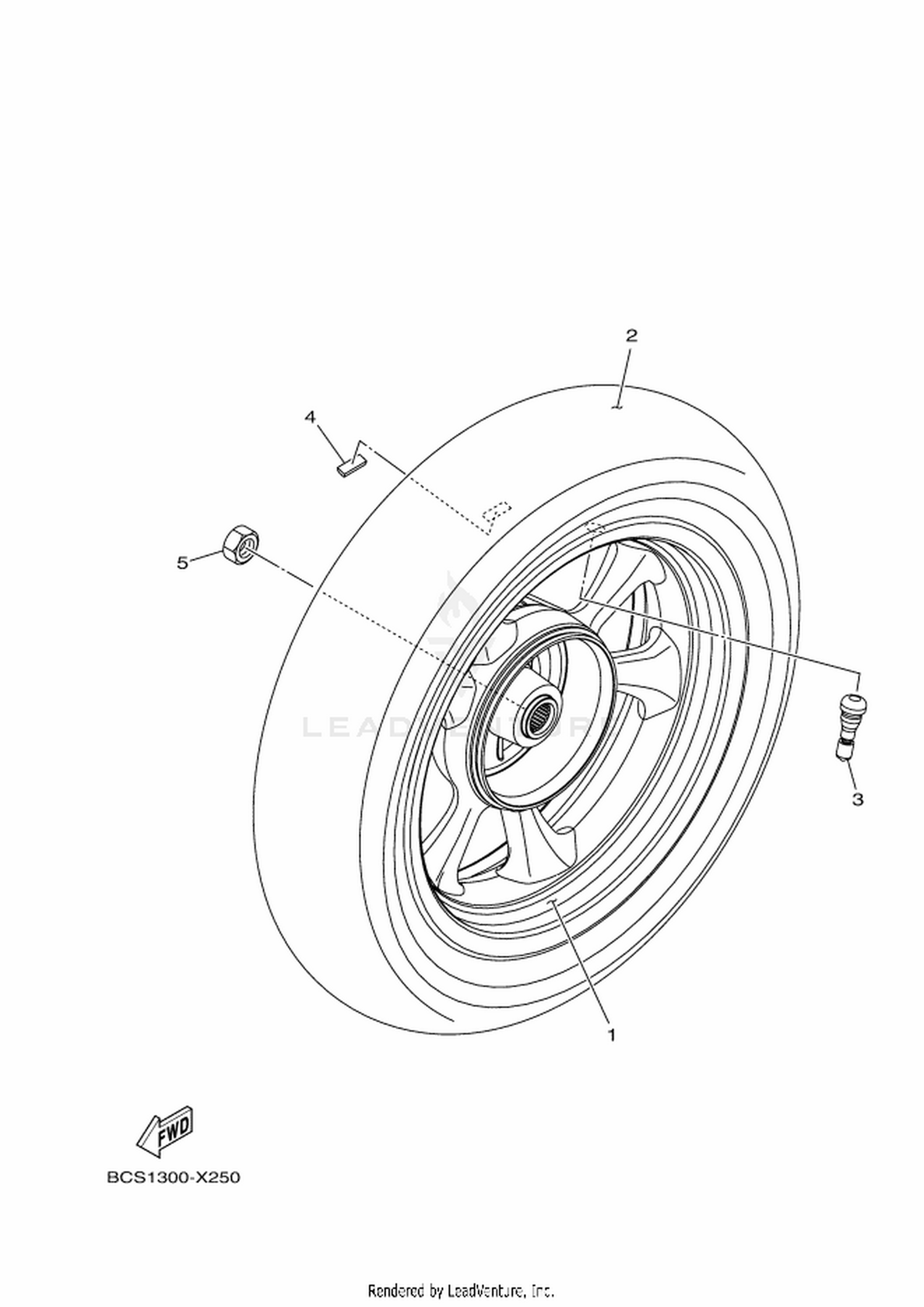 25 REAR WHEEL