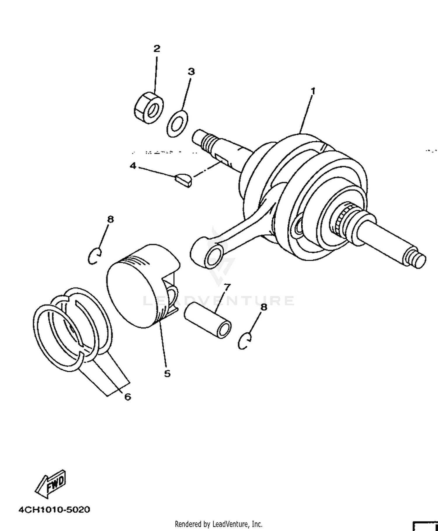02 CRANKSHAFT  PISTON