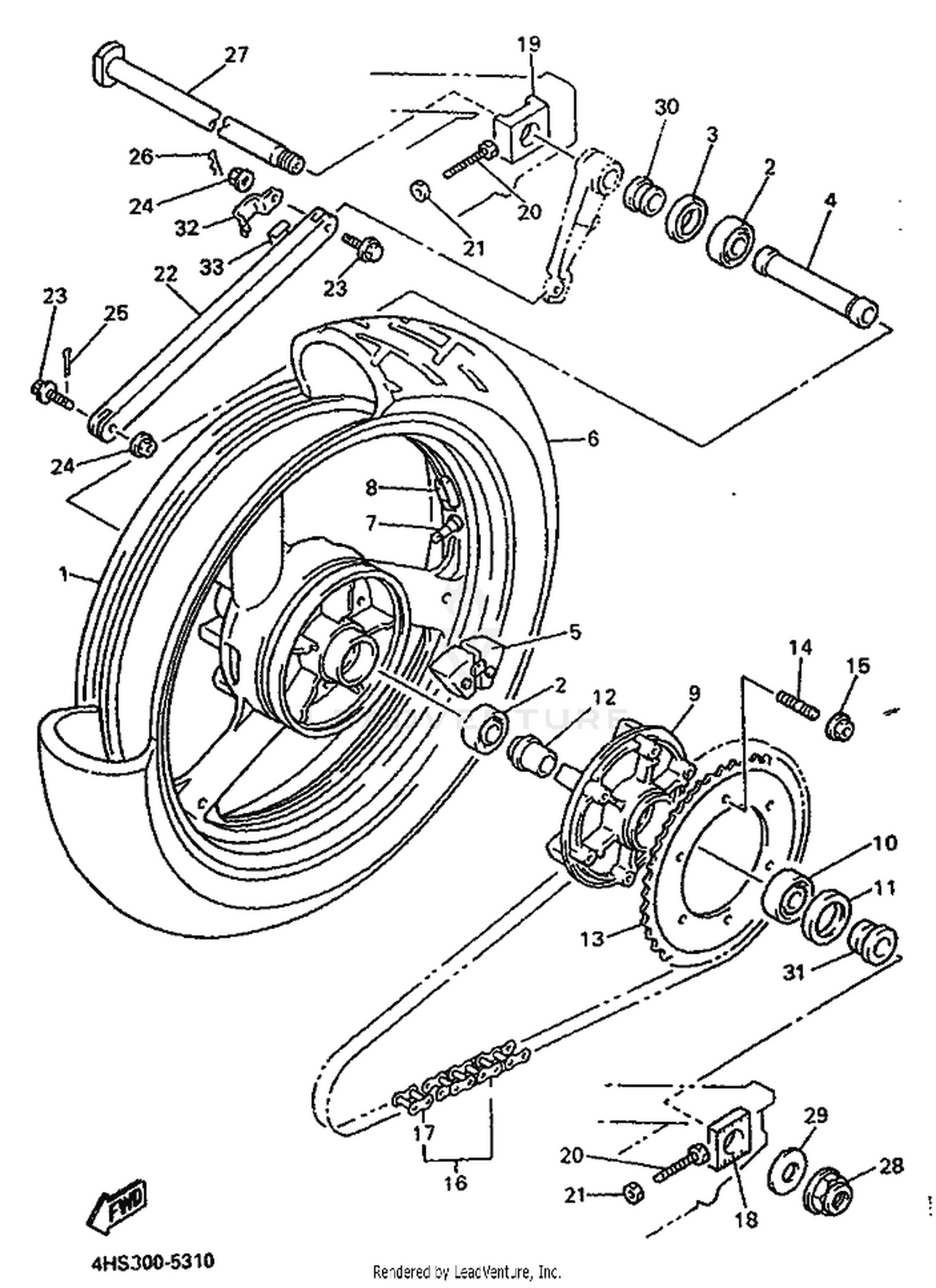 31 REAR WHEEL