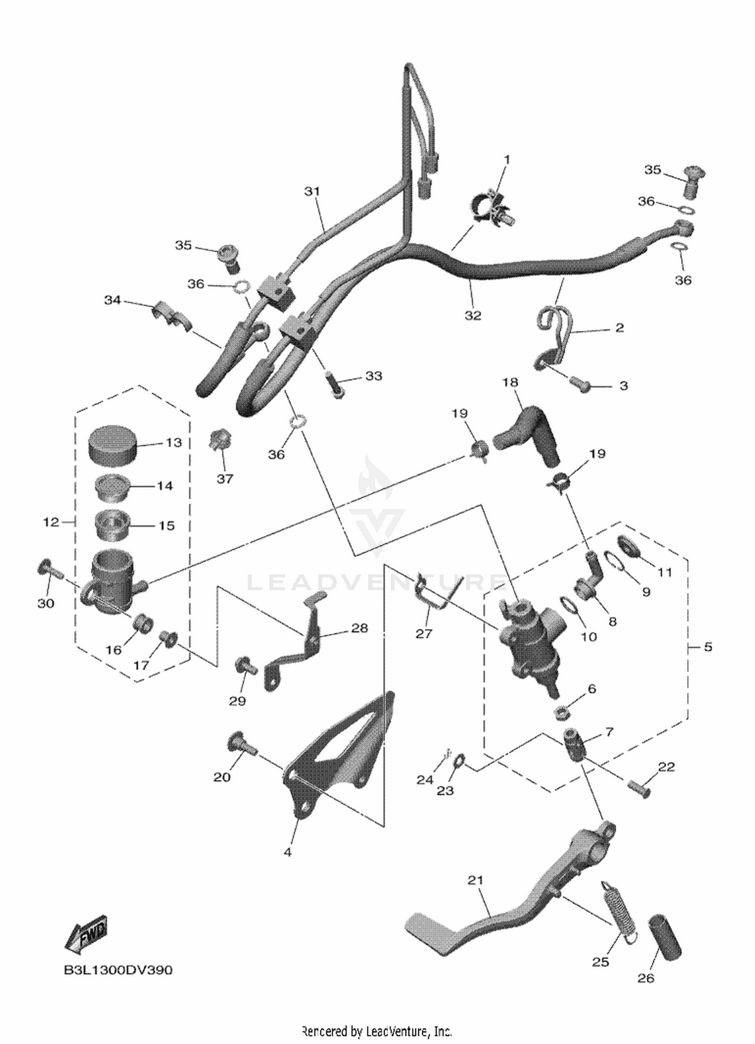 40 REAR MASTER CYLINDER