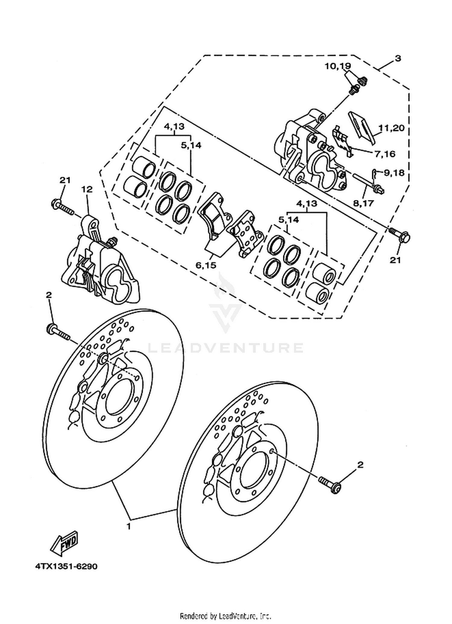 29 FRONT BRAKE