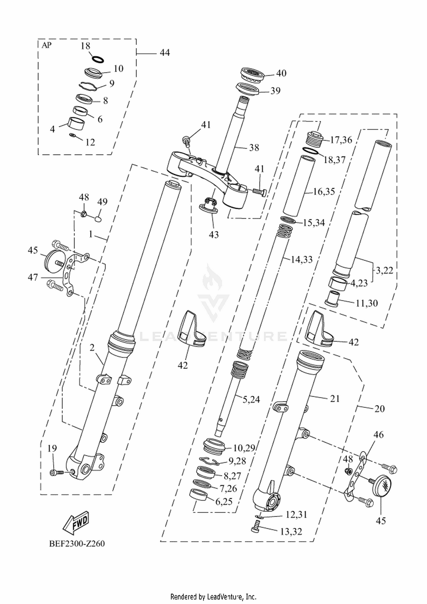 26 FRONT FORK