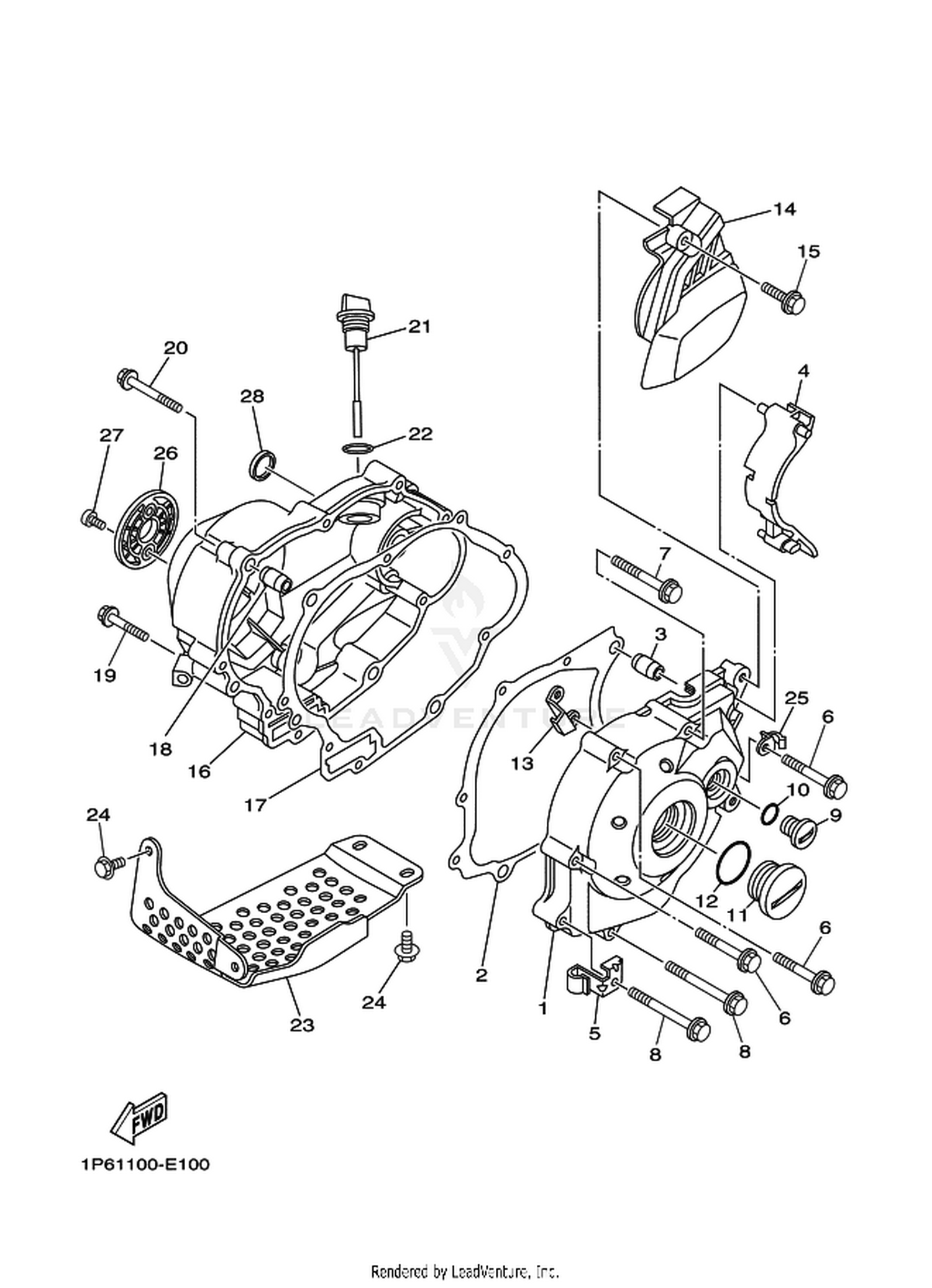 10 CRANKCASE COVER 1
