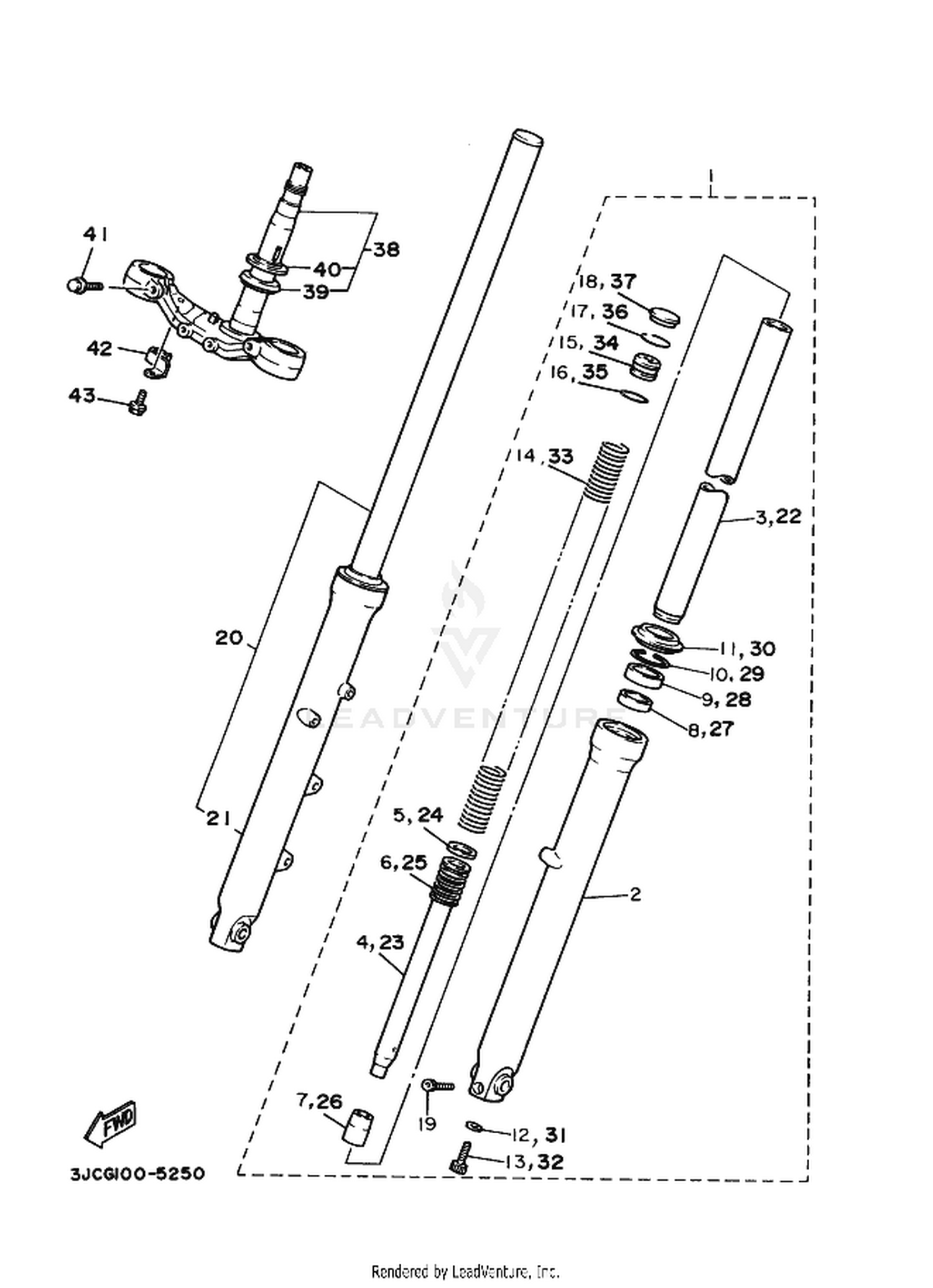 25 FRONT FORK