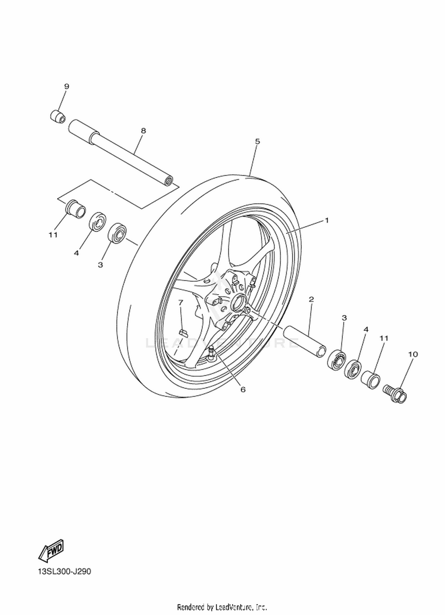 29 FRONT WHEEL