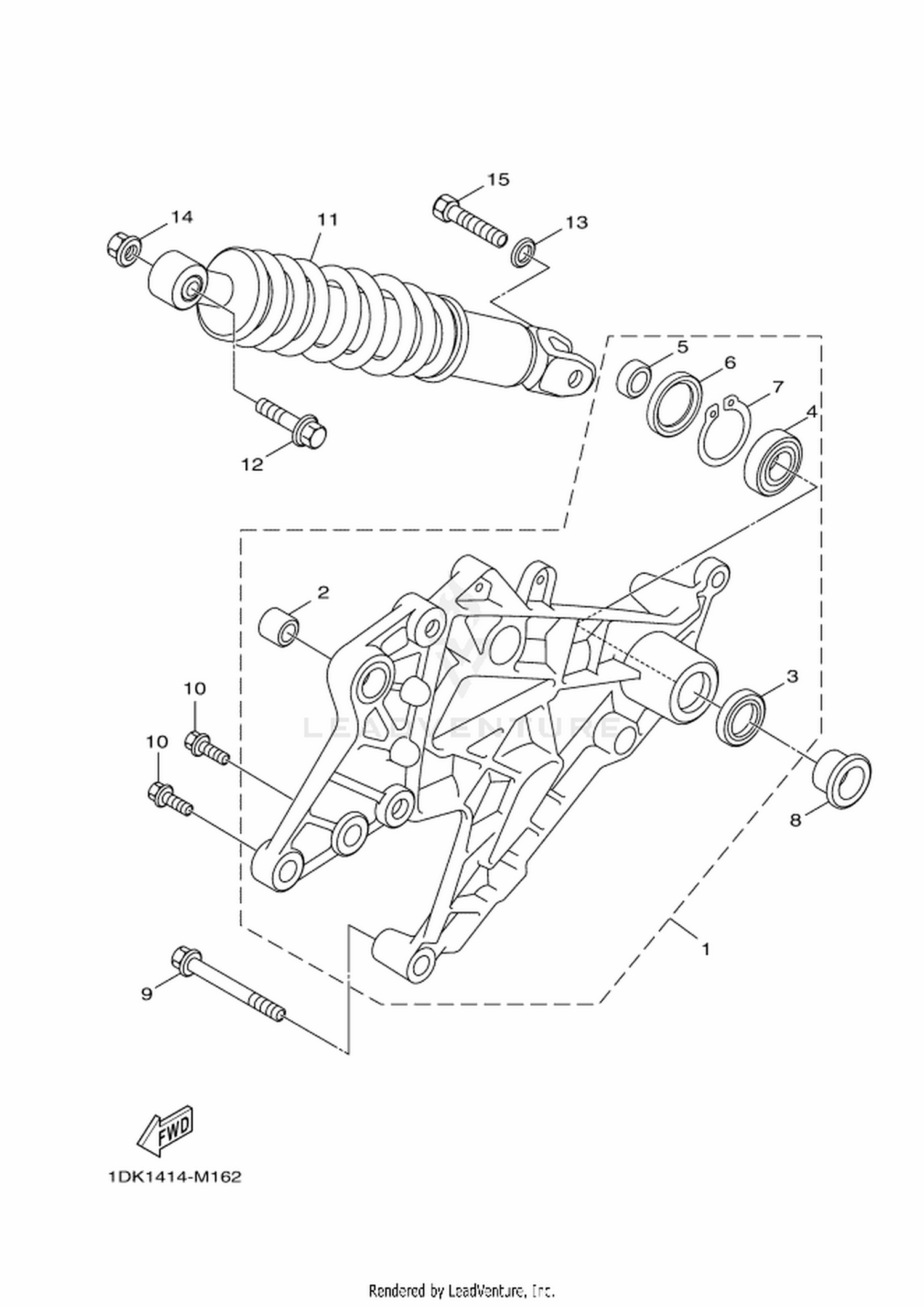 16 REAR ARM  SUSPENSION