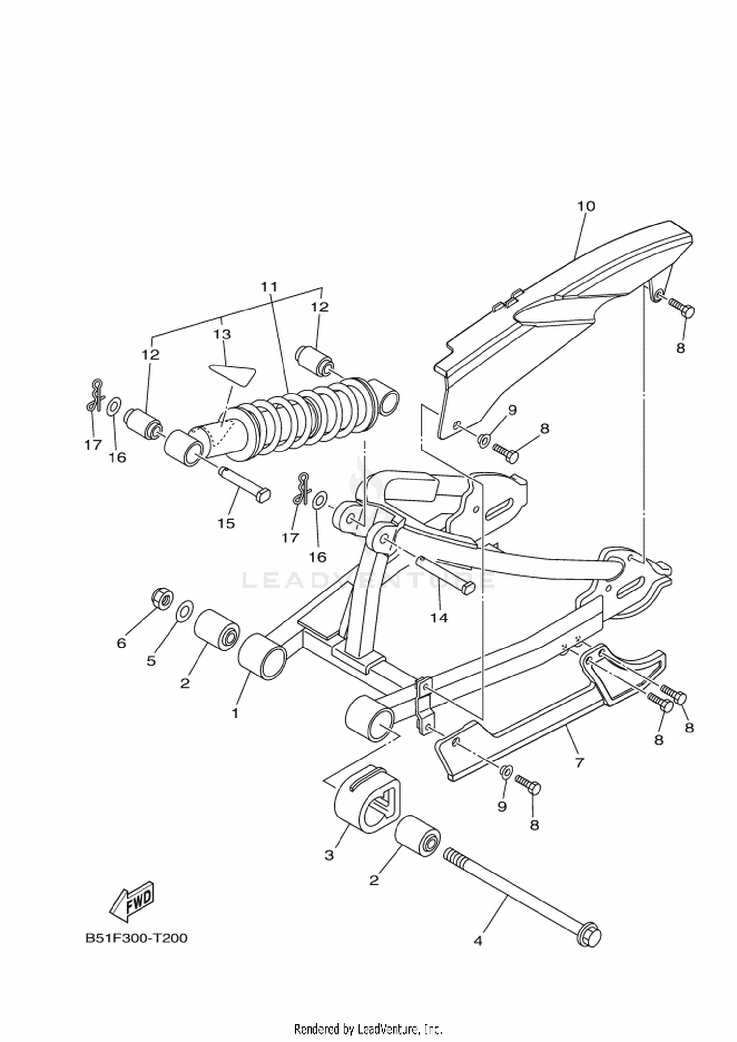20 REAR ARM & SUSPENSION