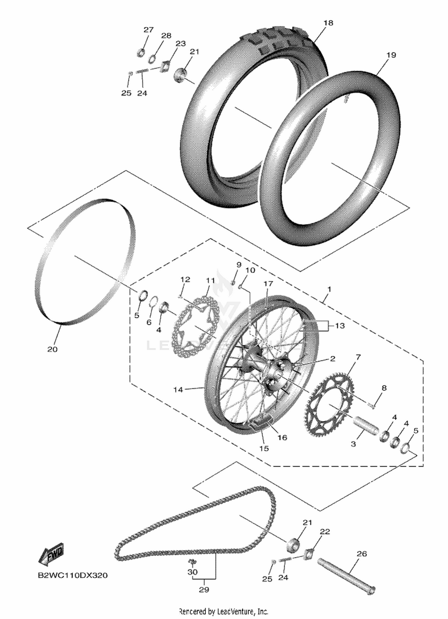 33 REAR WHEEL