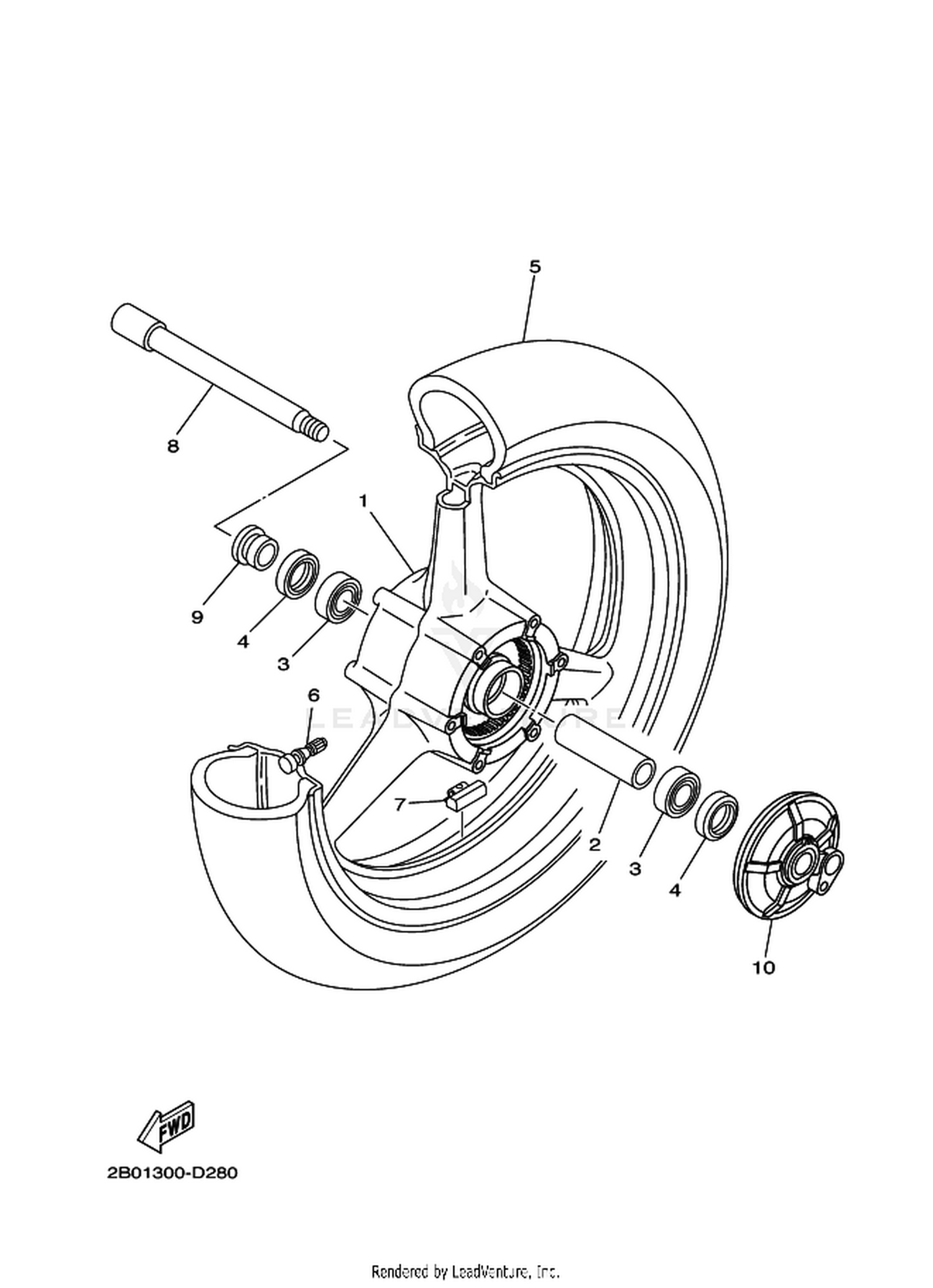28 FRONT WHEEL