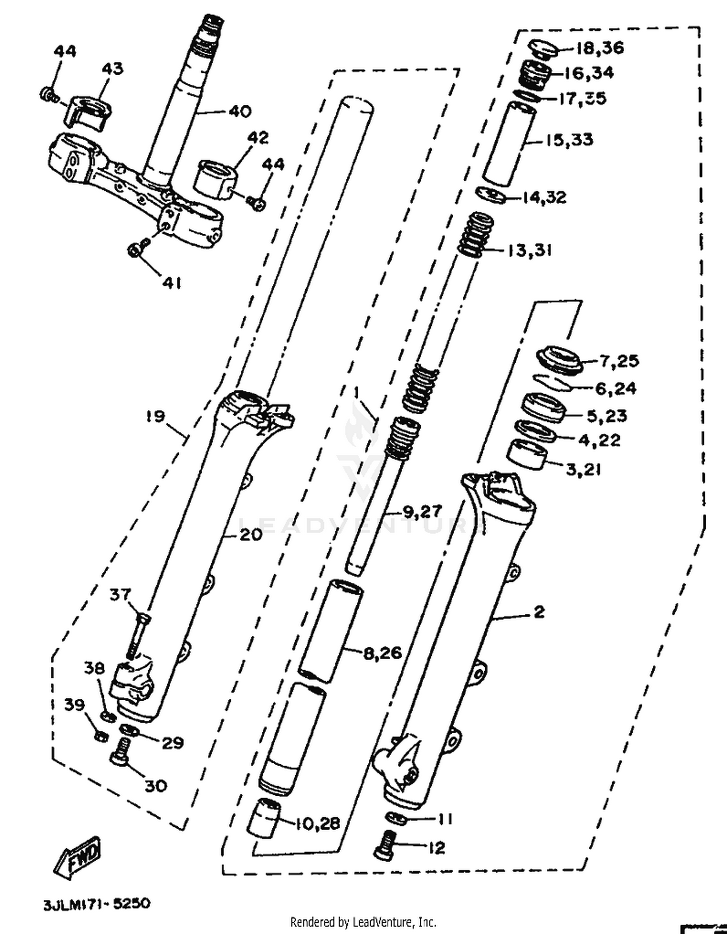 25 FRONT FORK