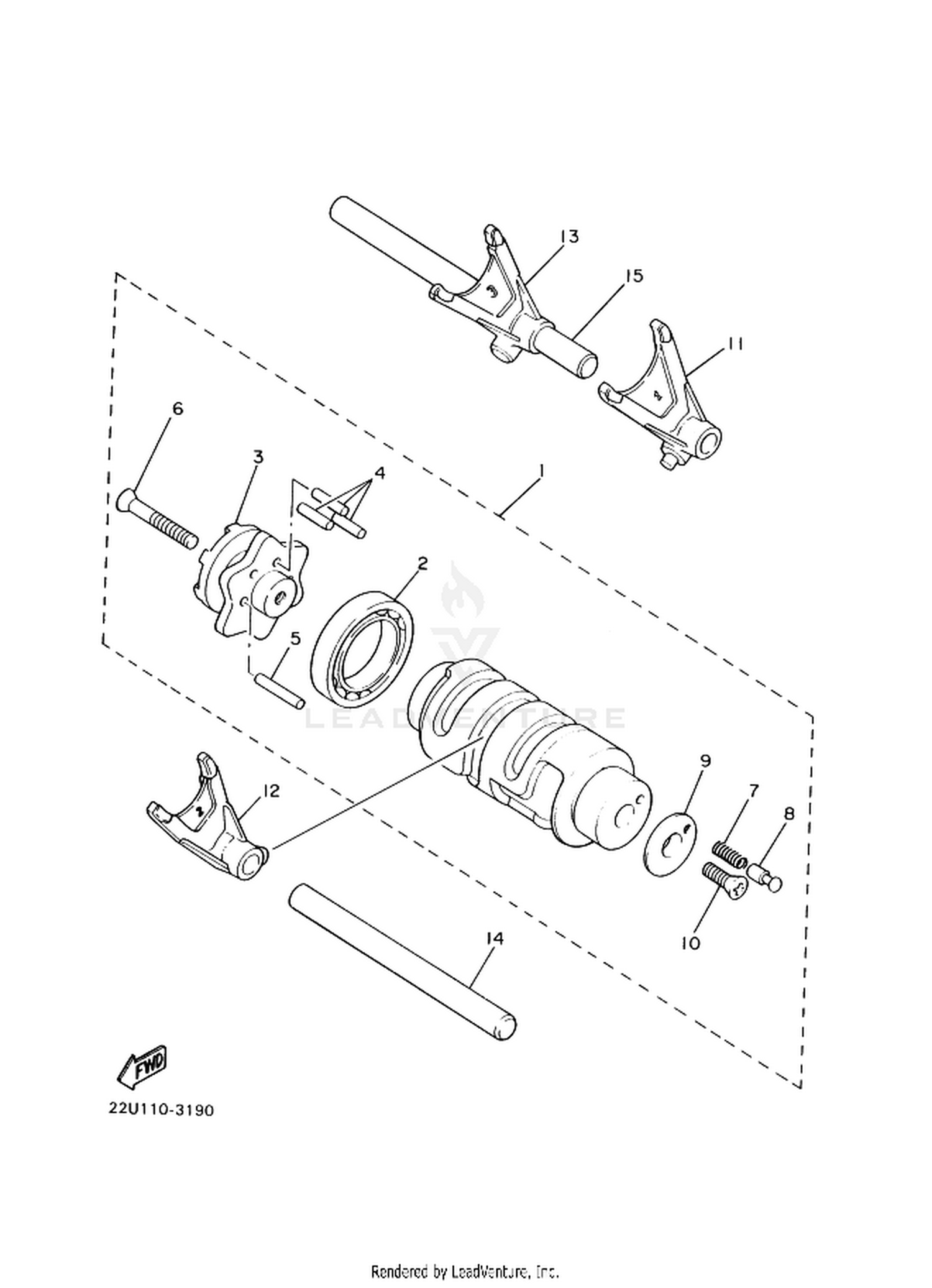 16 SHIFT CAM  FORK