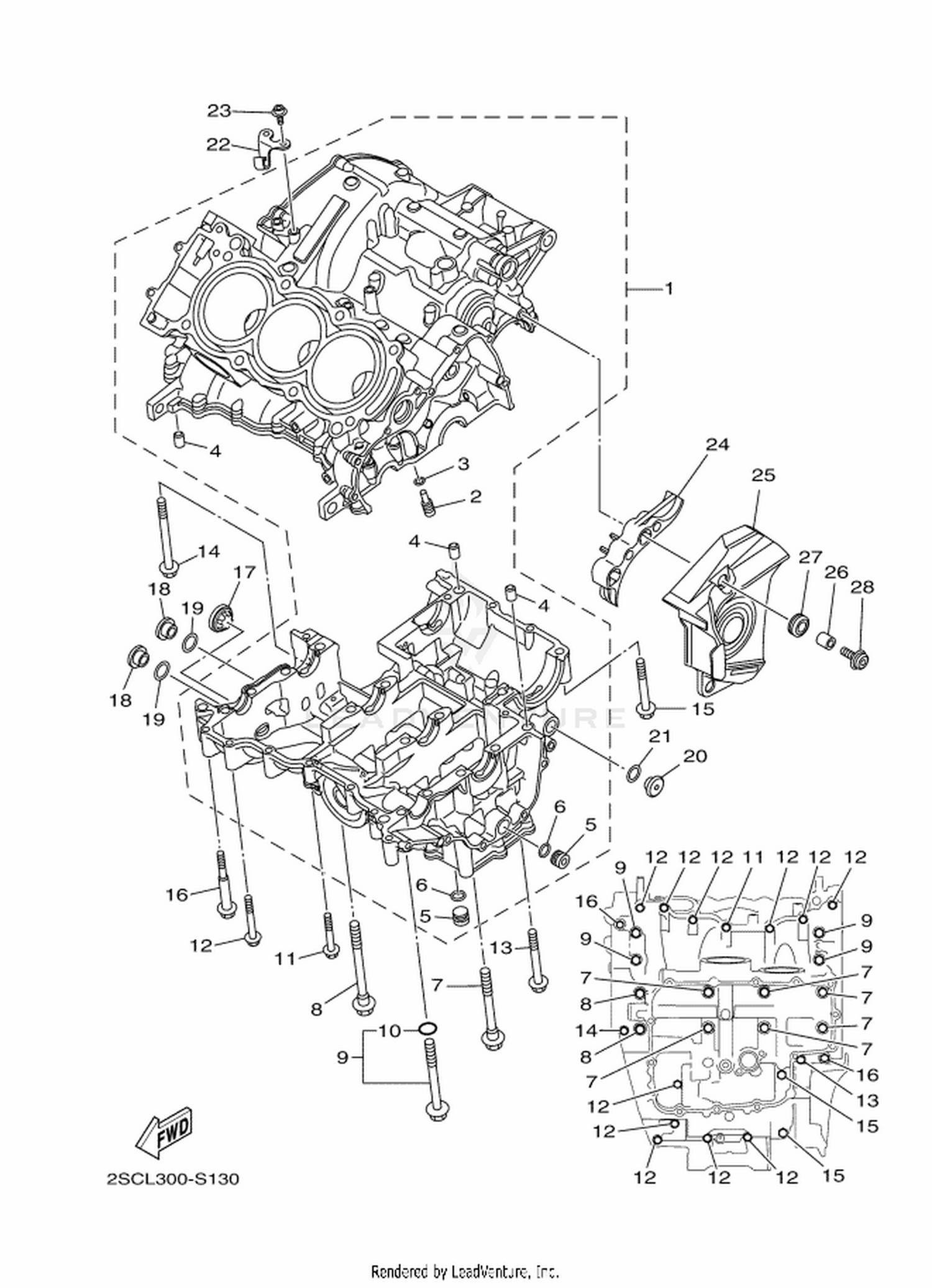 13 CRANKCASE