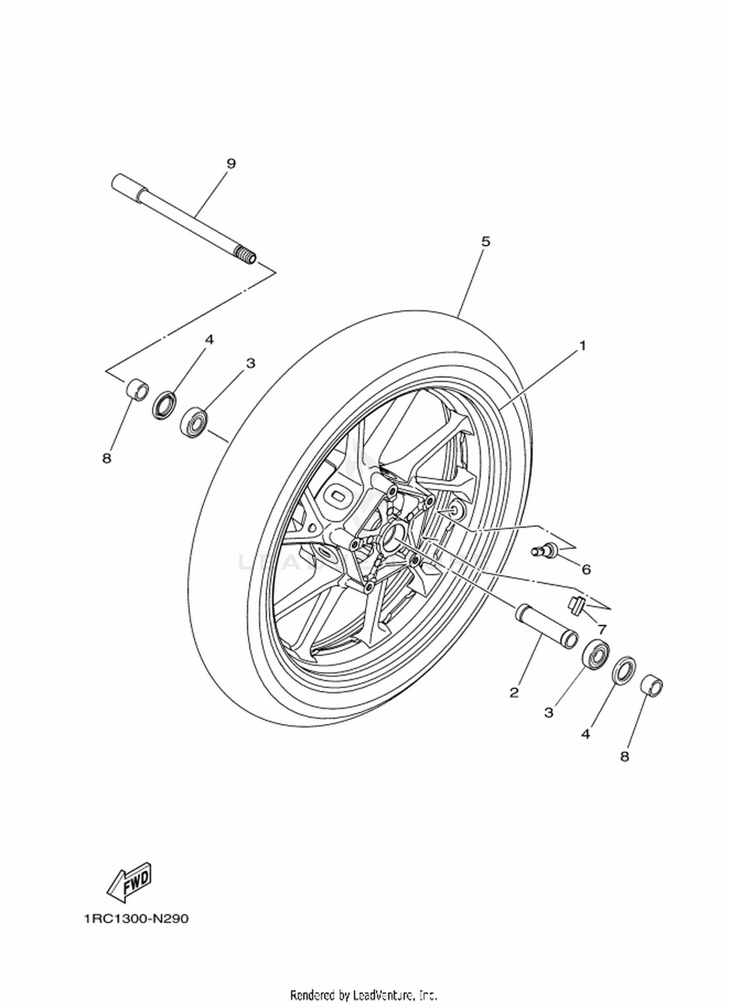 29 FRONT WHEEL