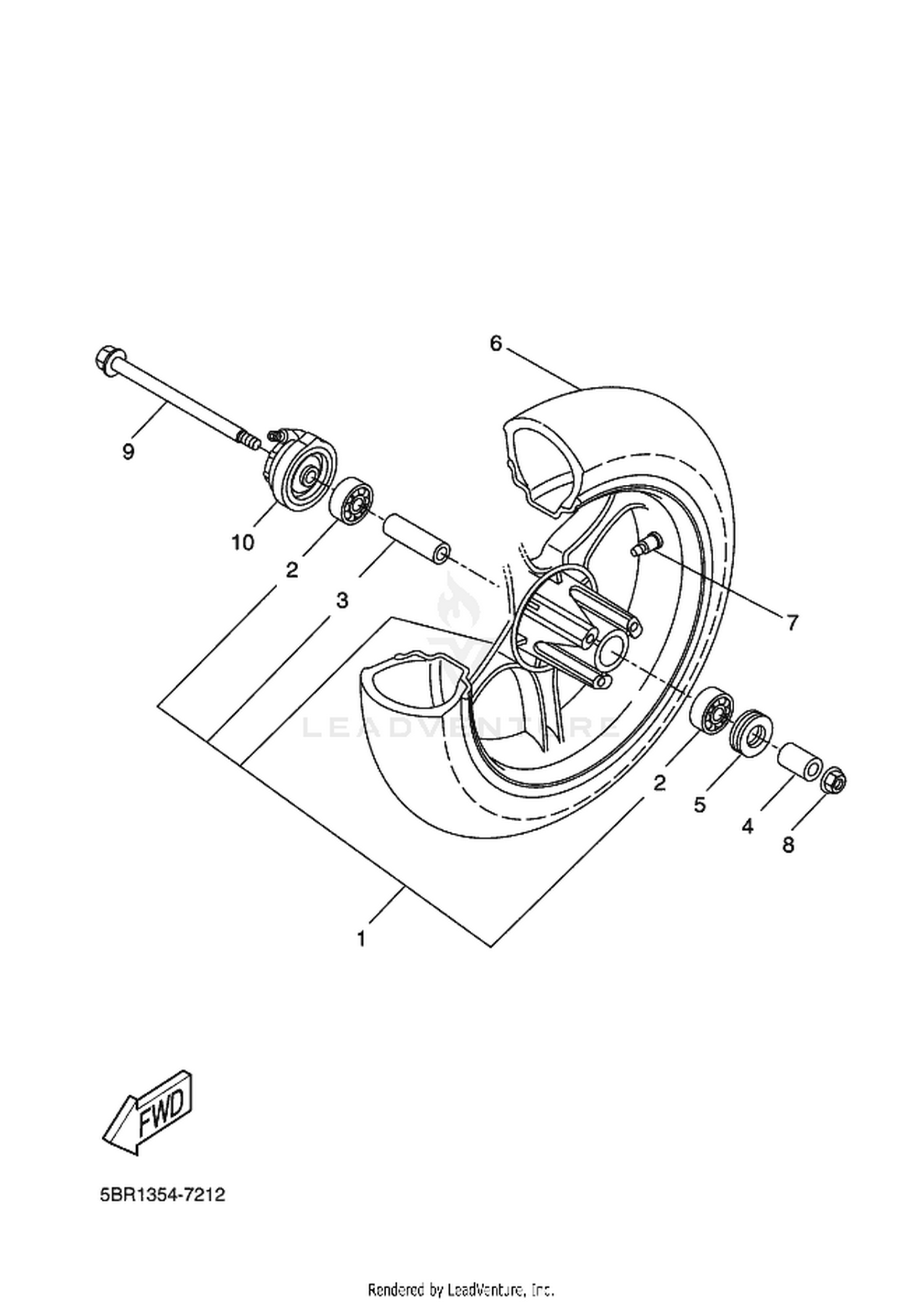 21 FRONT WHEEL