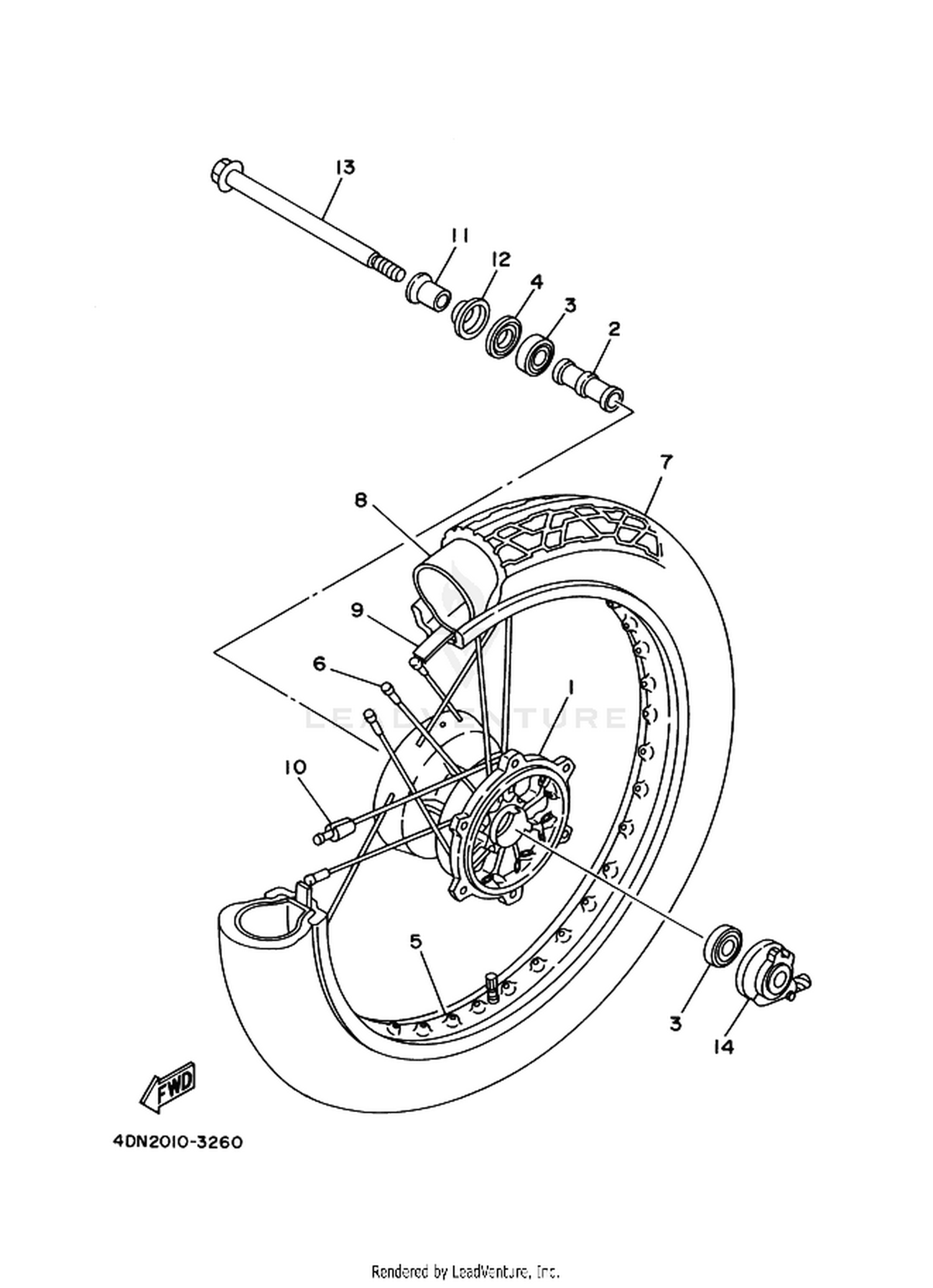 28 FRONT WHEEL