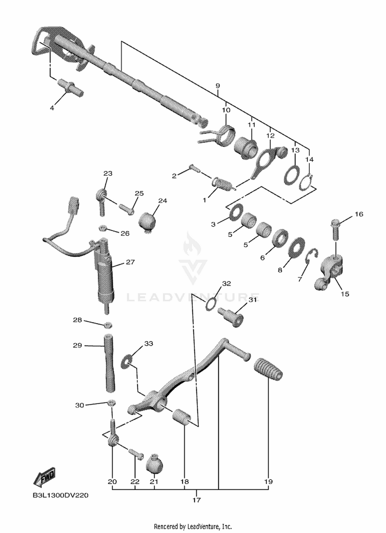 22 SHIFT SHAFT