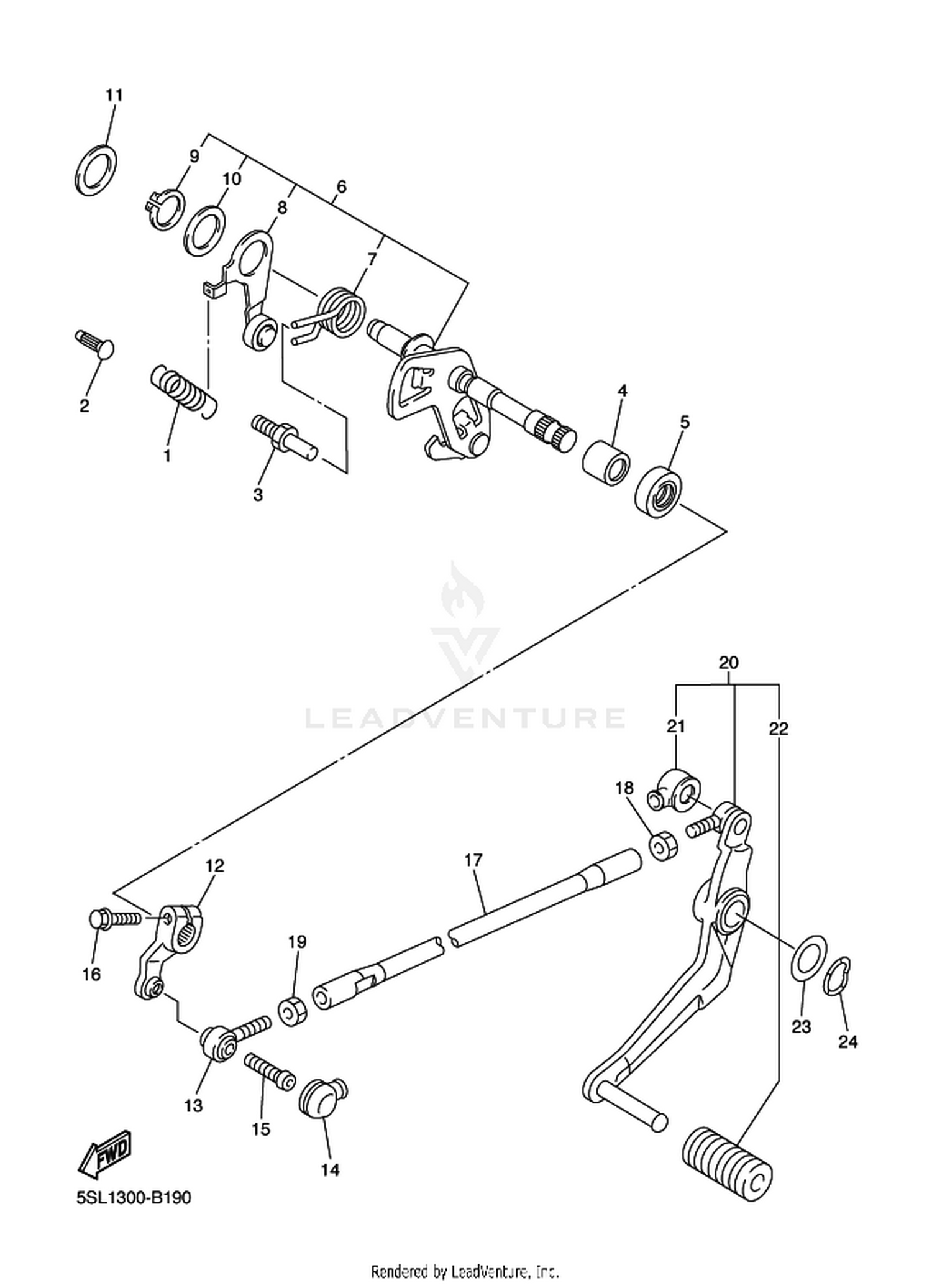 19 SHIFT SHAFT