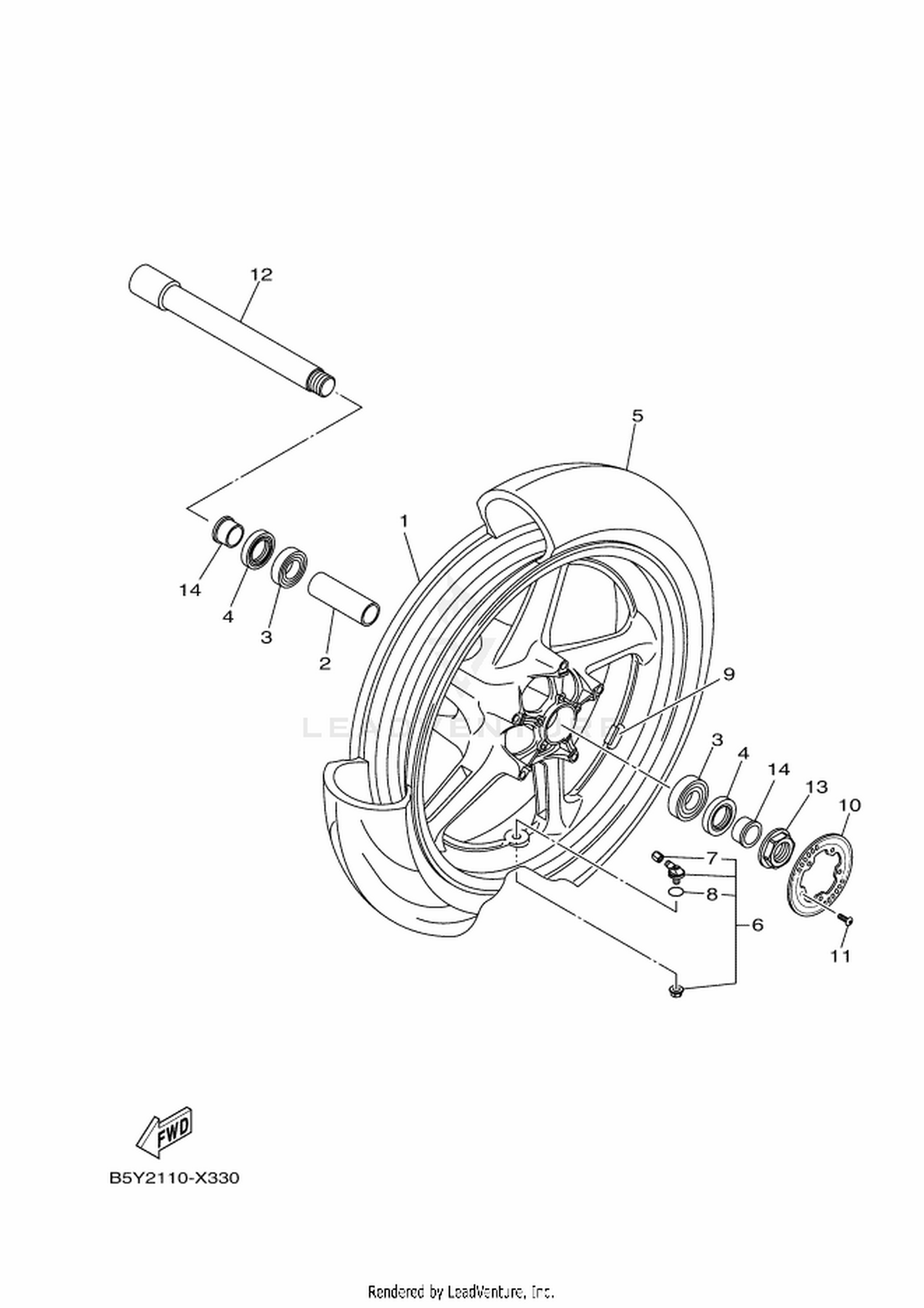 33 FRONT WHEEL